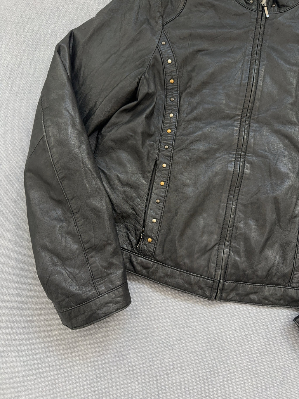 Vintage Conbipel Leder Jacke (M)