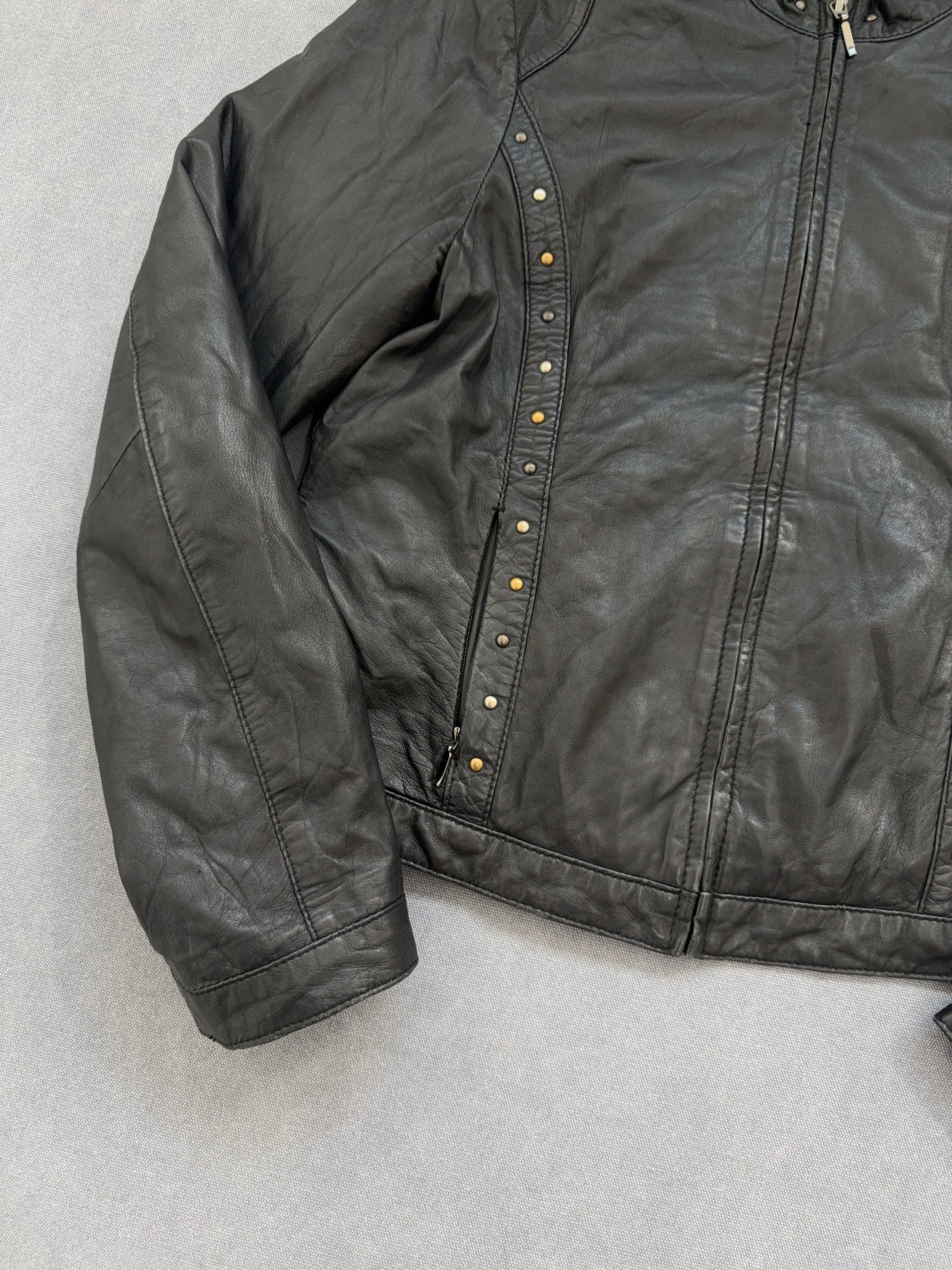 Vintage Conbipel Leder Jacke (M)