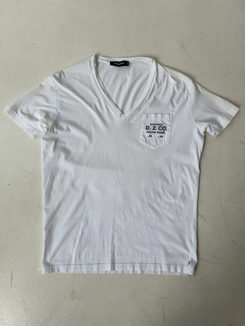 Vintage Dsquared2 White T-shirt (L)