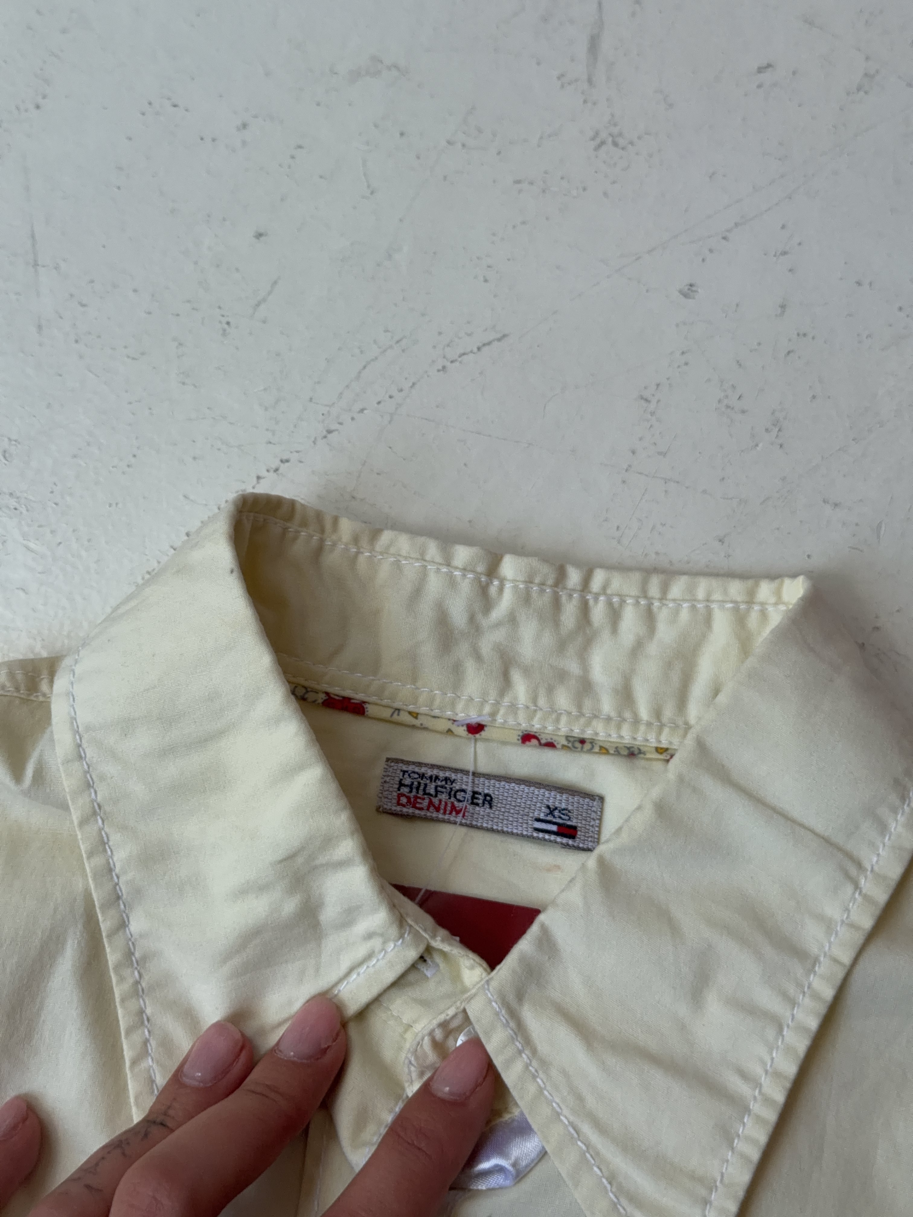 Vintage Tommy Hilfiger Yellow Shirt (XS)