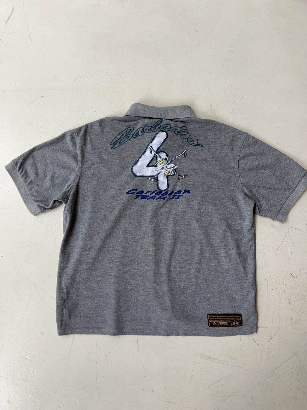 Vintage La Martina Grey Poloshirt (XL)