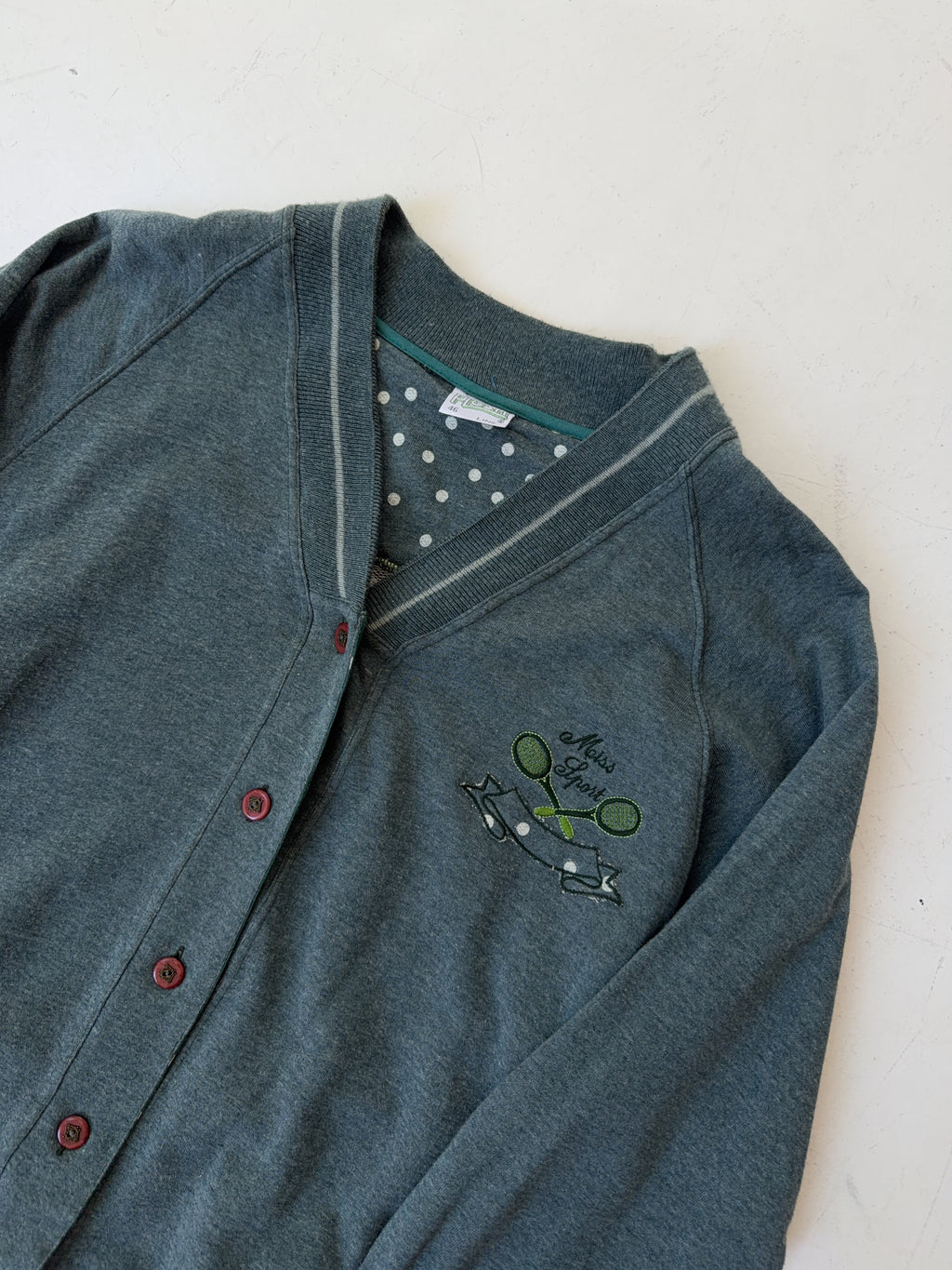 Vintage Plush Line Cardigan (L)