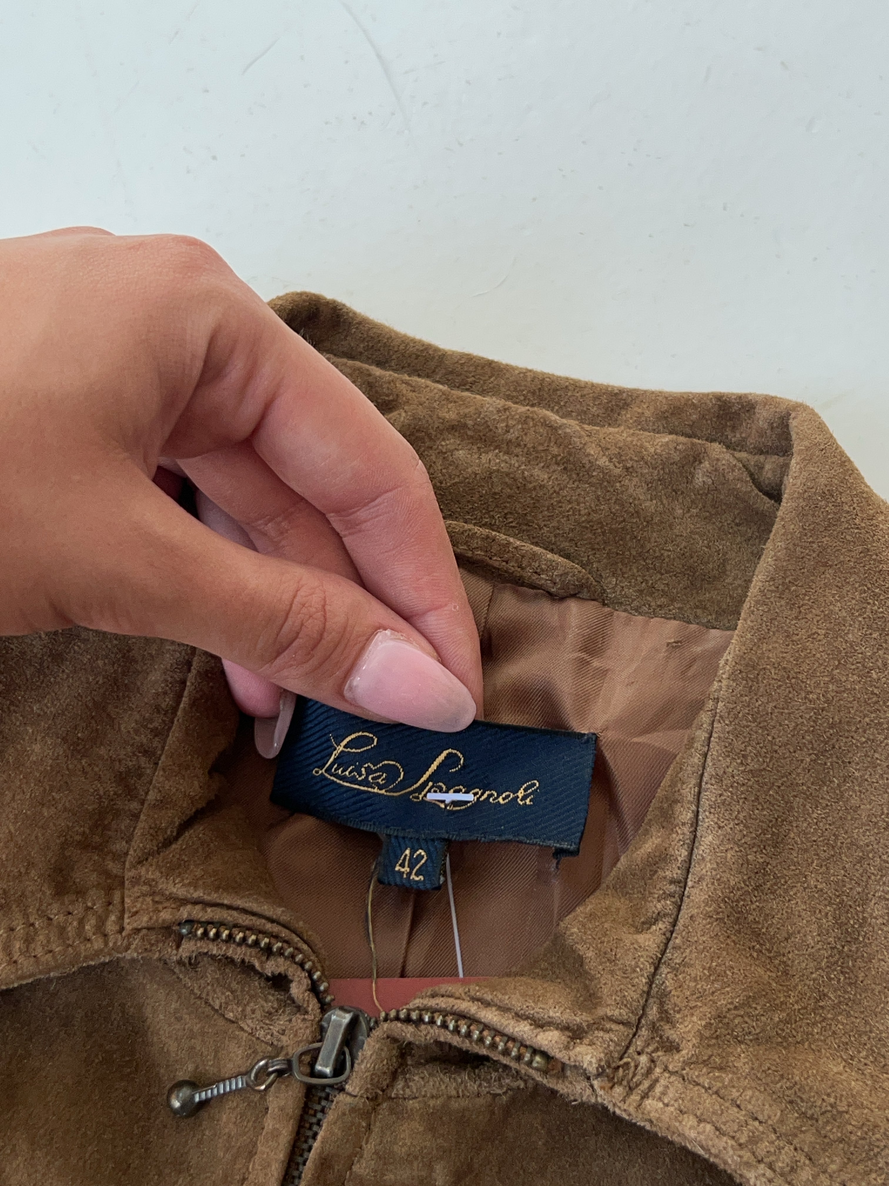 Vintage Luisa Spagnoli Leder Jacke (M)