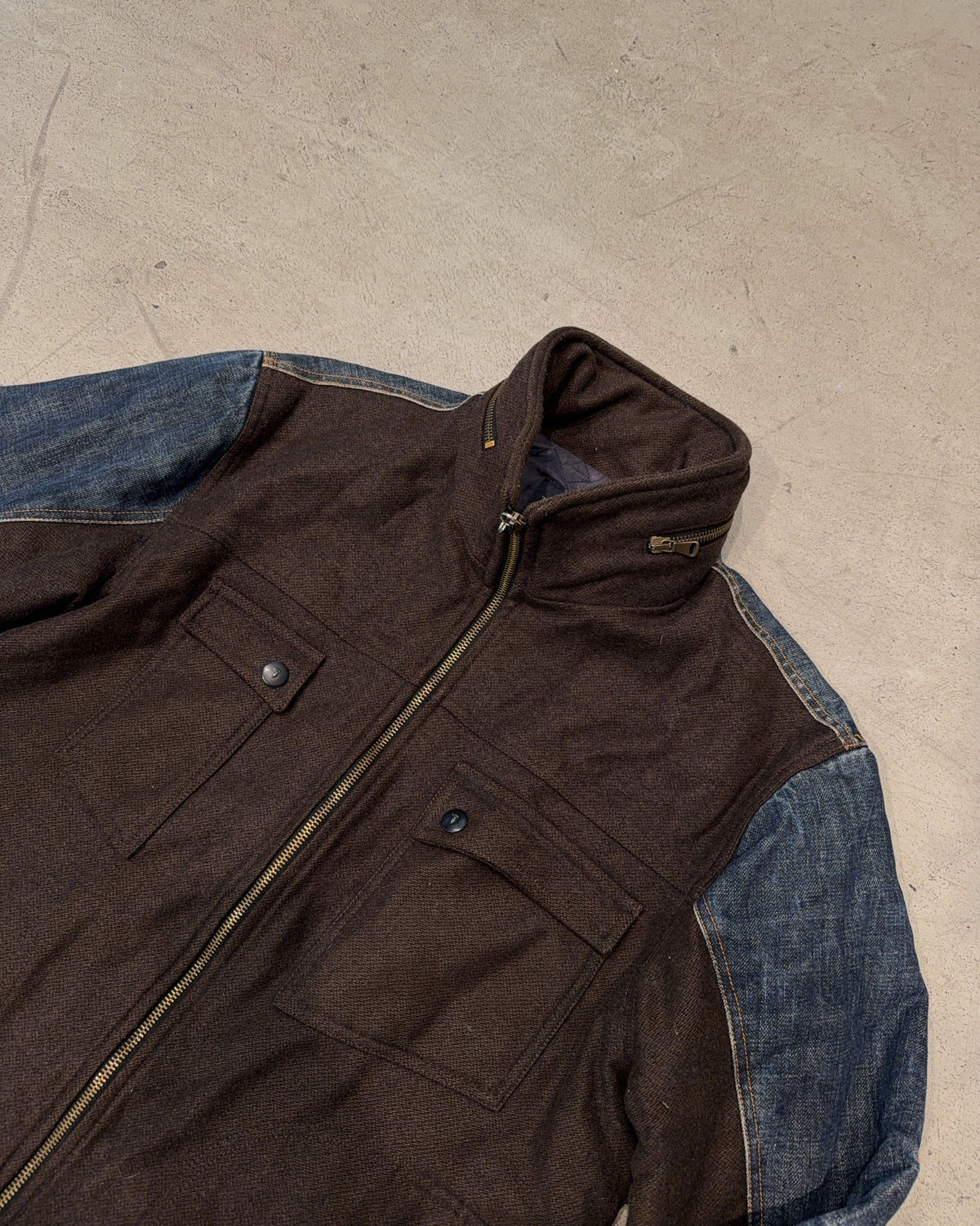 Vintage Trussardi Jeans Jeansjacke (L)