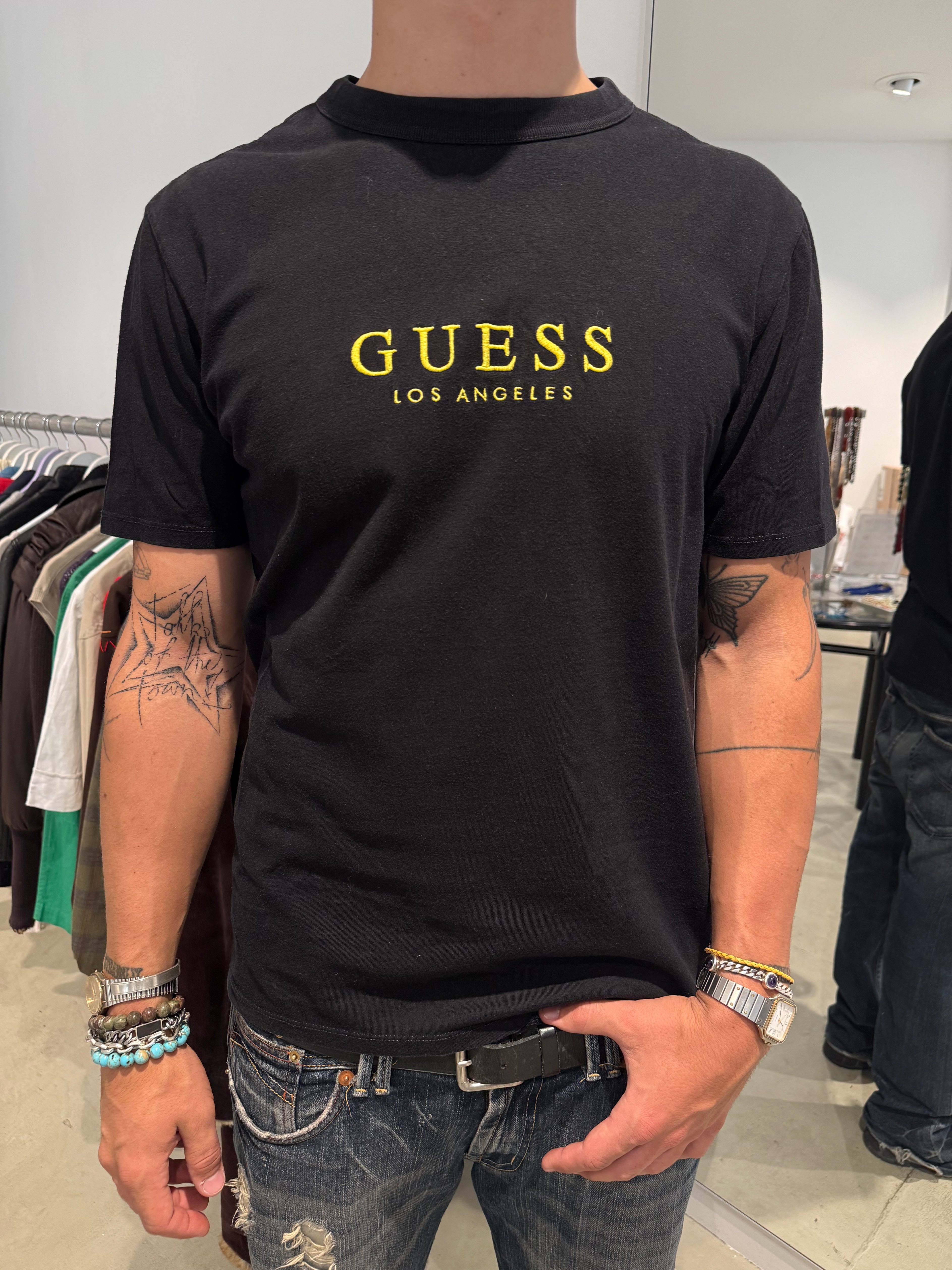 Vintage Guess Black T-Shirt (S)