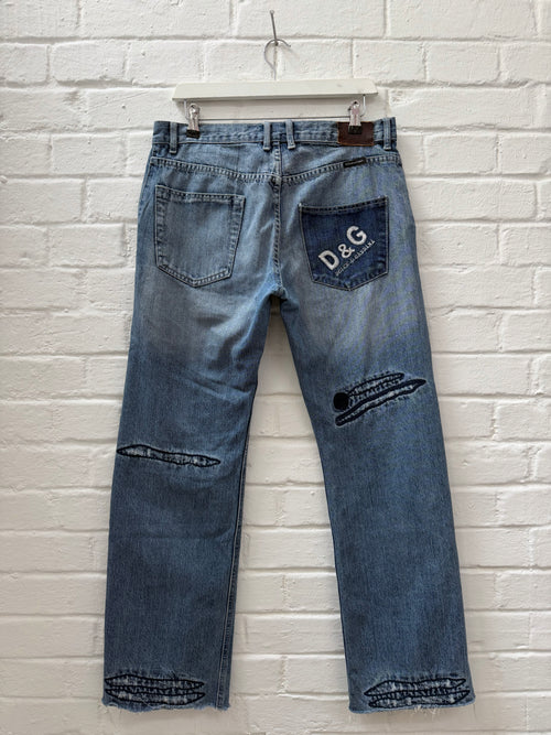 Vintage stitched Dolce & Gabbana Jeans (L)