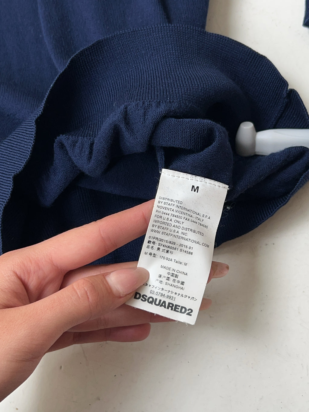 Vintage Dsquared2 Blue Longsleeve (M)