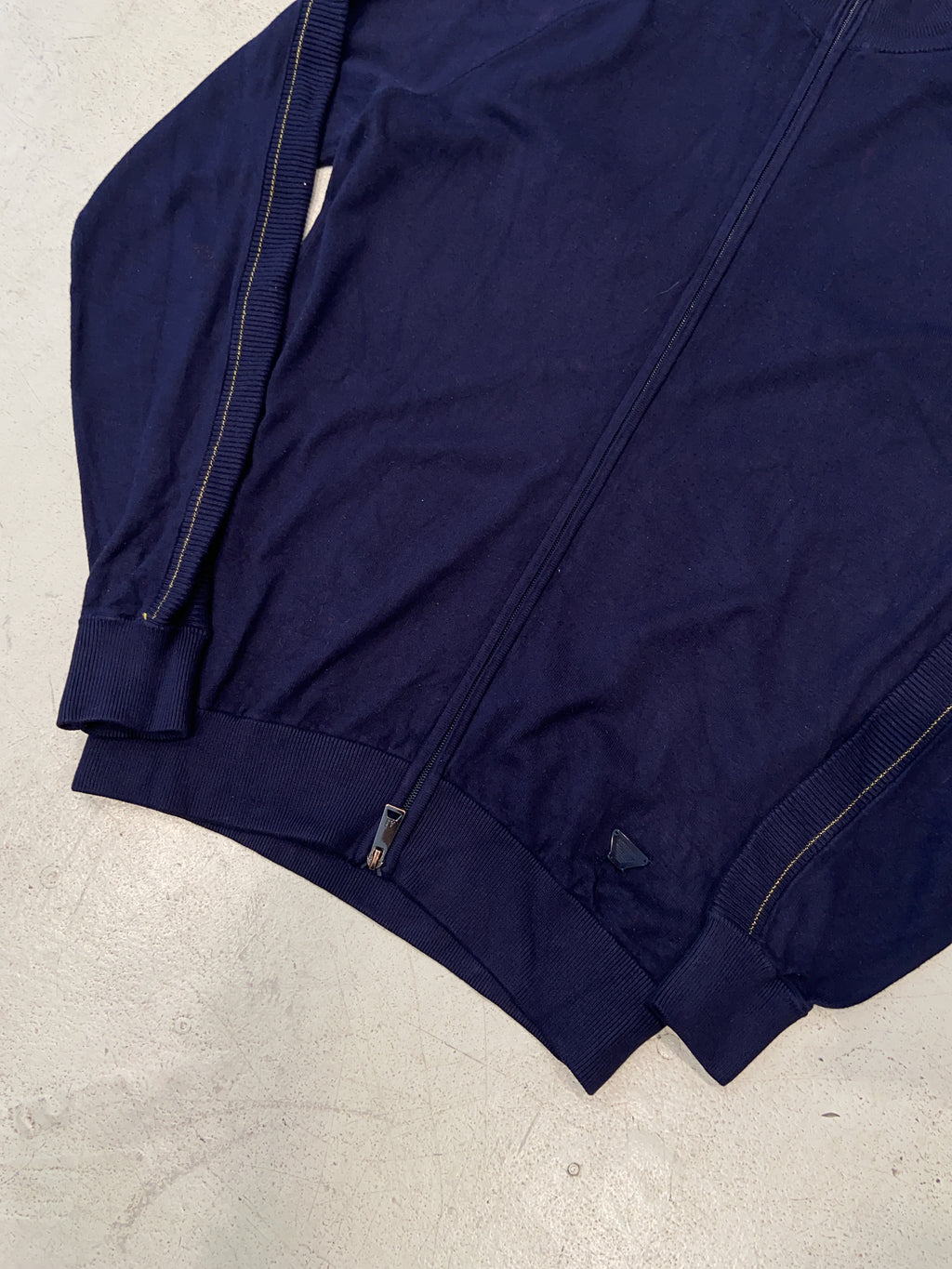 Vintage Armani Jeans Knit Zipper (M)