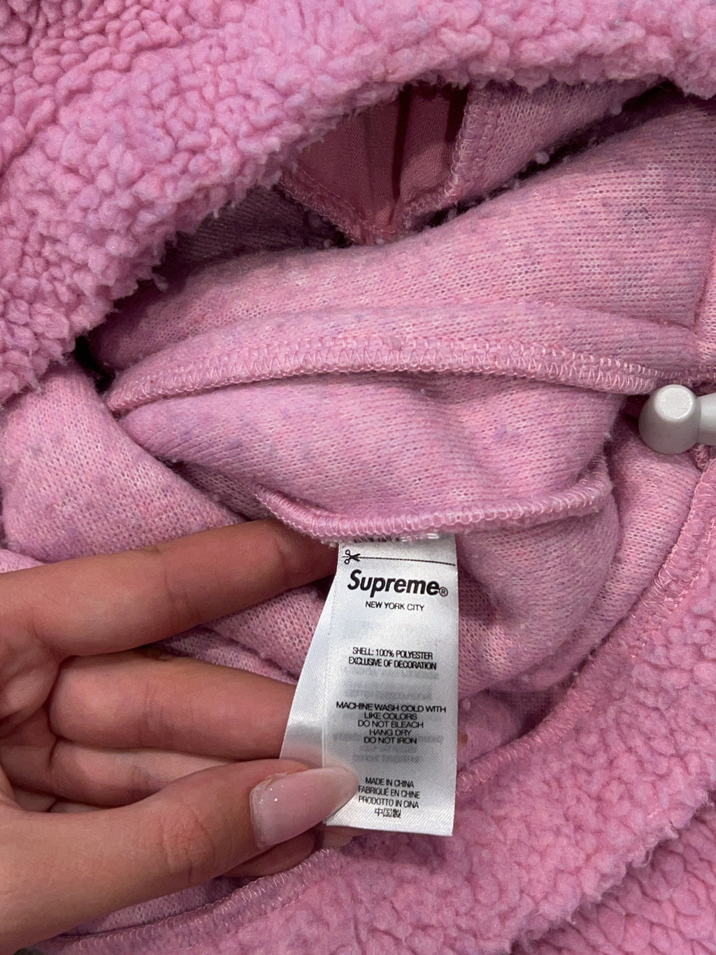 Vintage Supreme FW23 Arc Half Zip Fleece Sweater (S)