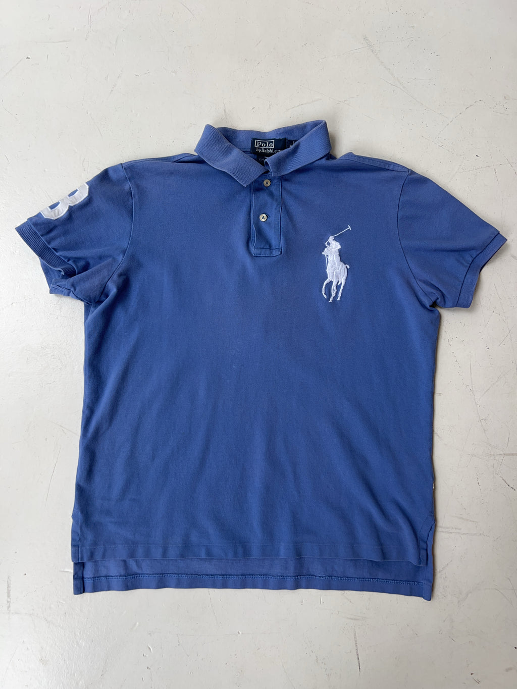 Vintage Polo Ralph Lauren Blue Poloshirt (M)
