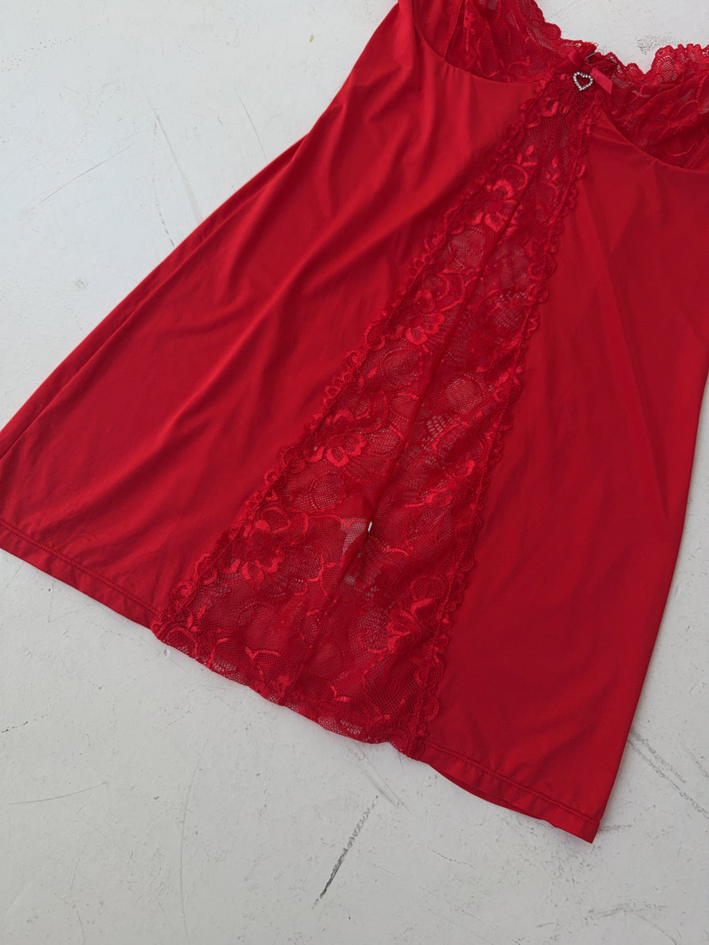 Vintage Red Mesh Top (L/XL)