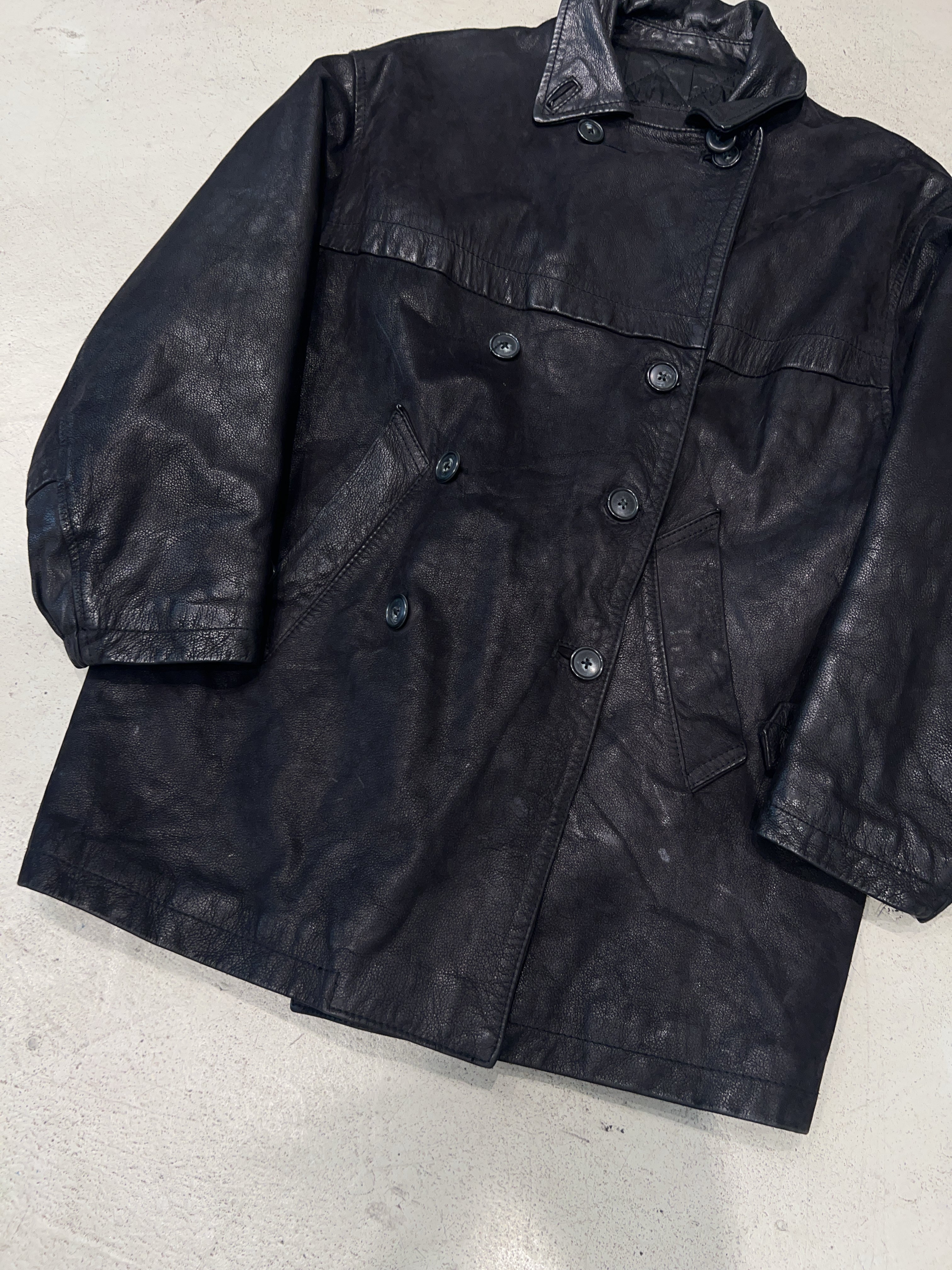 Vintage Sitelli Leder Jacke (XL)