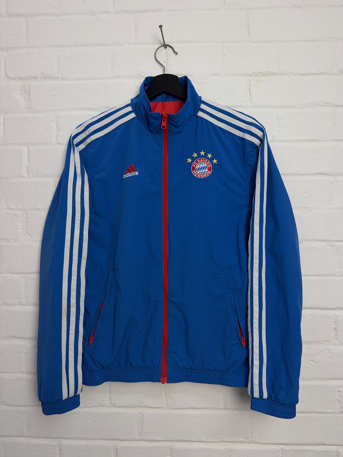 Vintage Adidas FC Bayern Track Jacke wendbar (S)