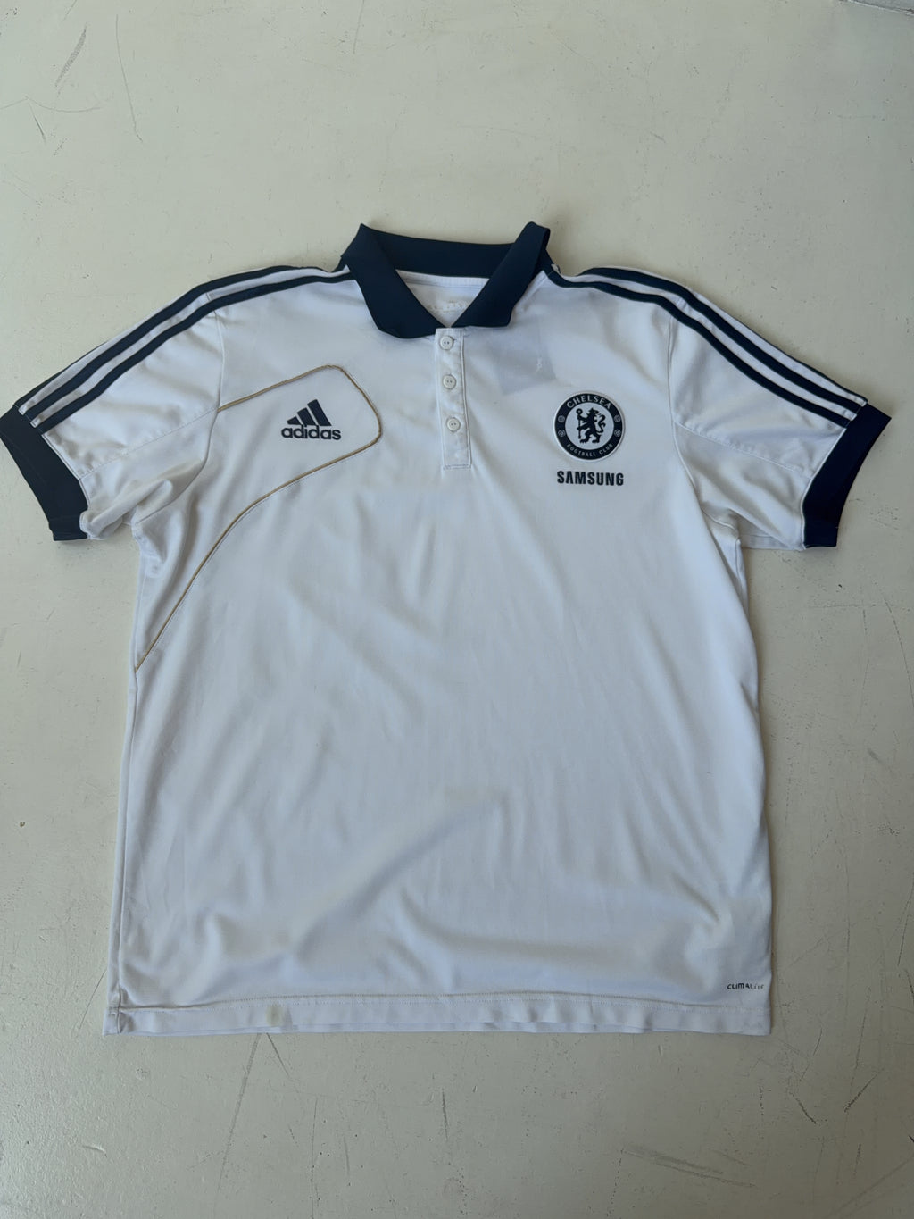Vintage Adidas Chelsea Polo Jersey 2012 (XL)