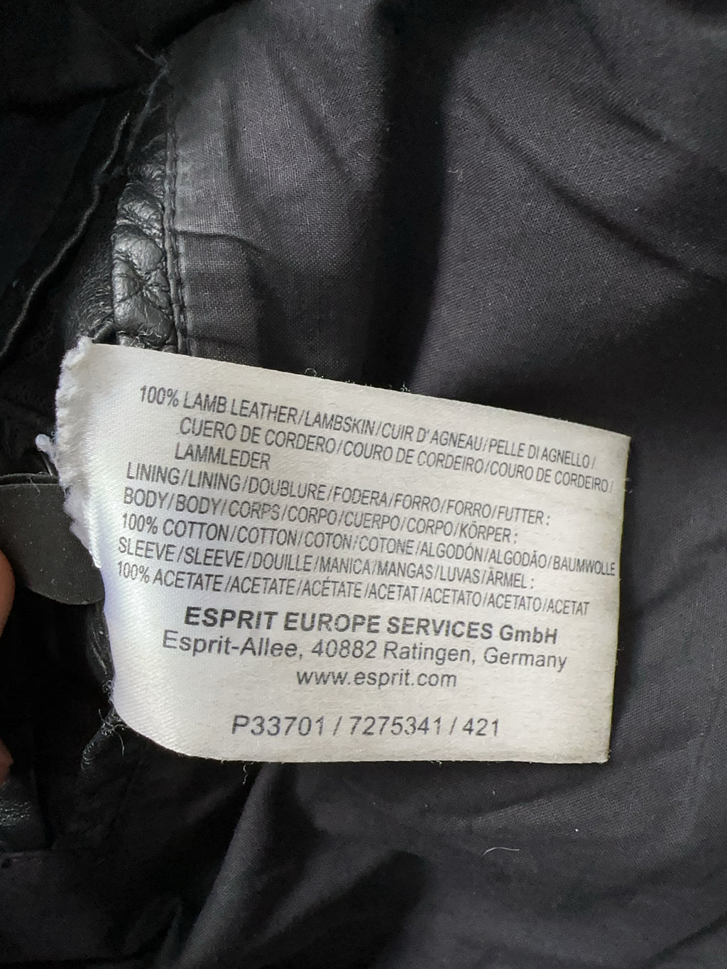Vintage Esprit Leather Jacket (M)