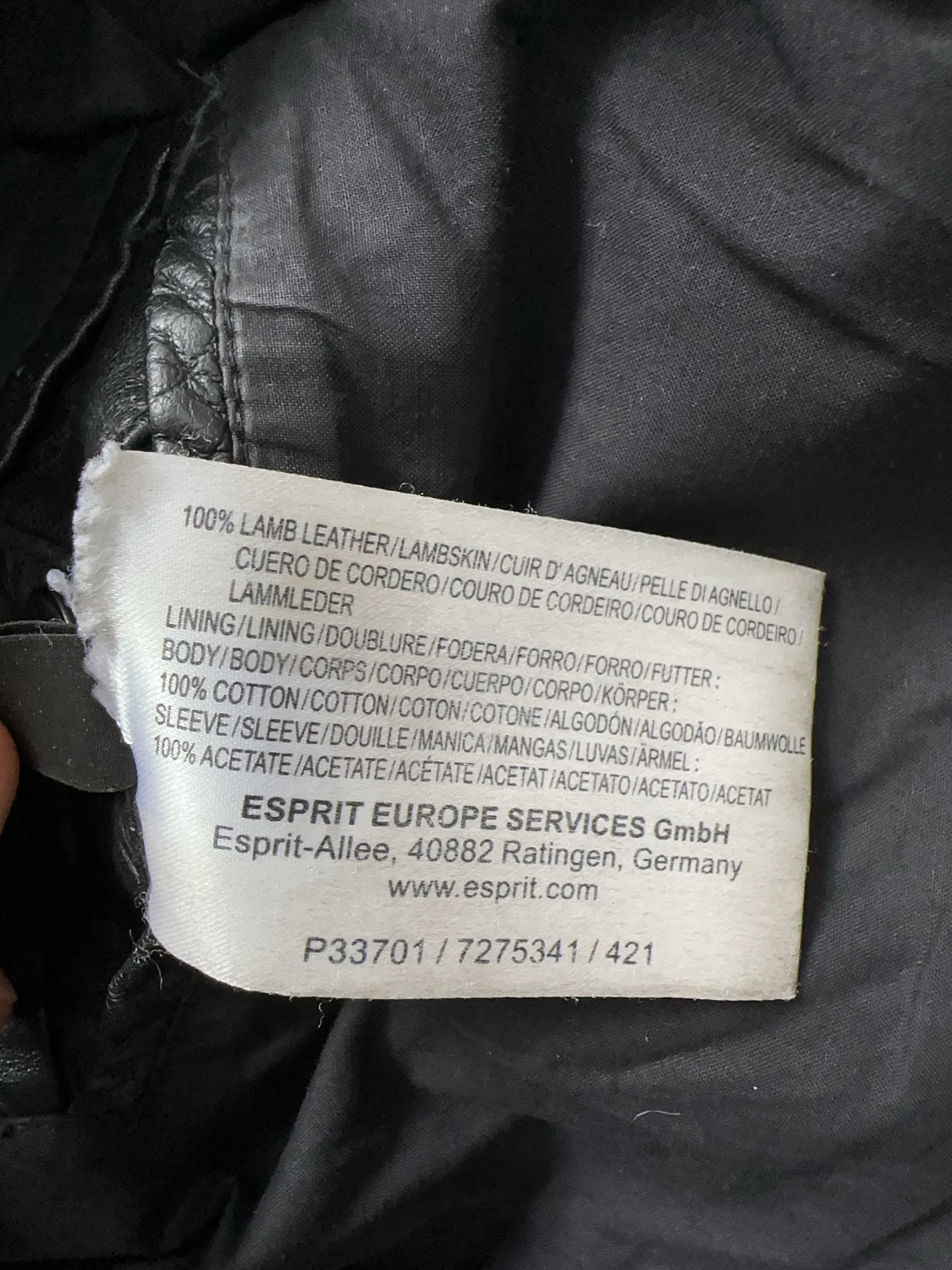 Vintage Esprit Leather Jacket (M)