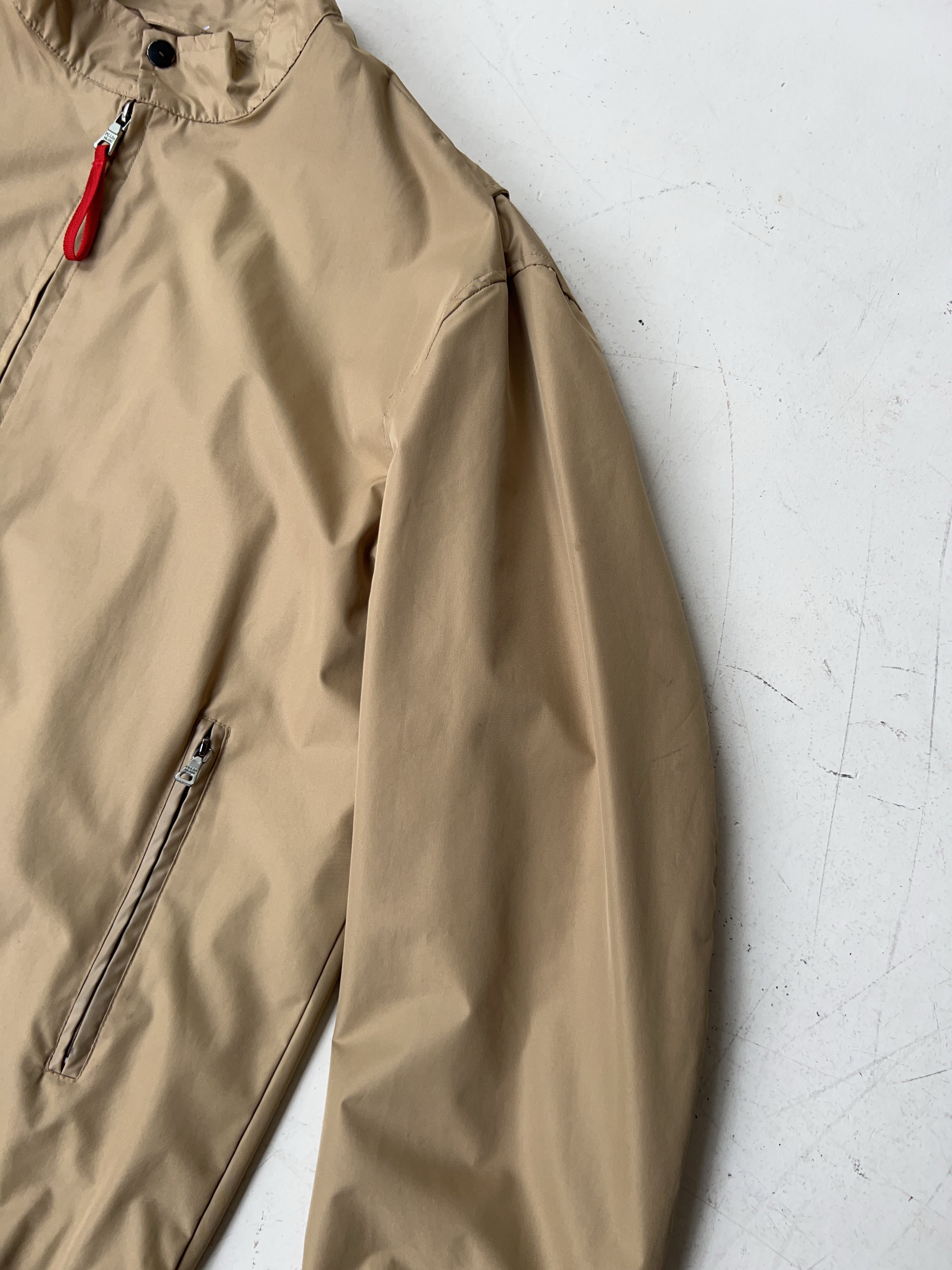 Vintage Prada Beige Windbreaker (L)