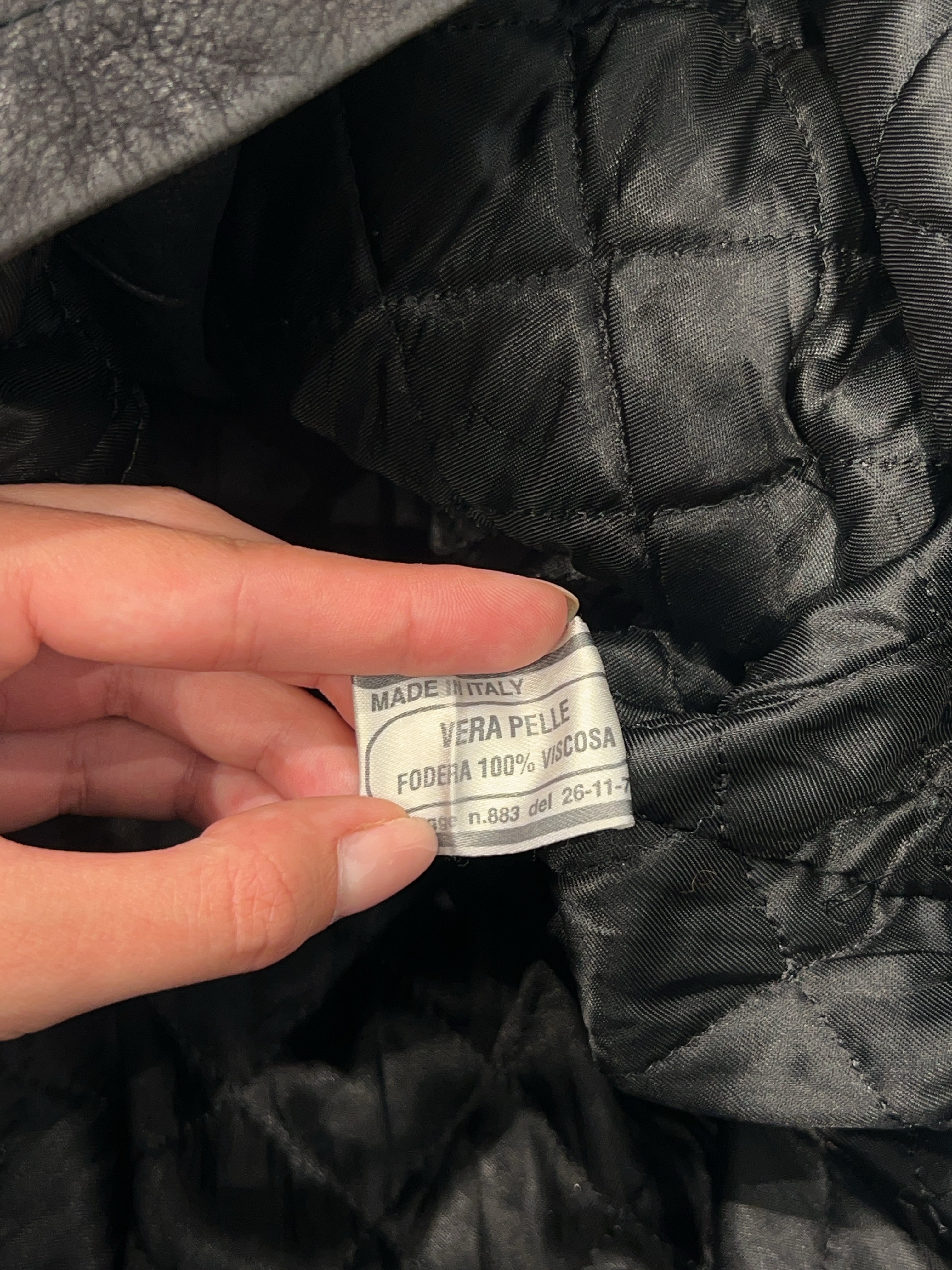 Vintage Sitelli Leder Jacke (XL)