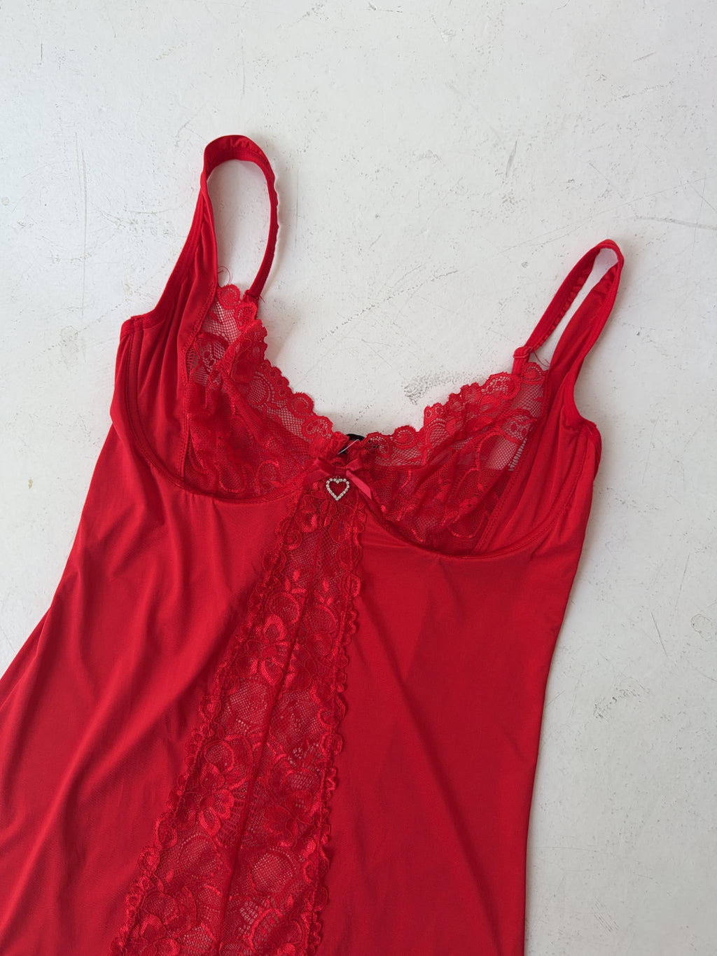 Vintage Red Mesh Top (L/XL)