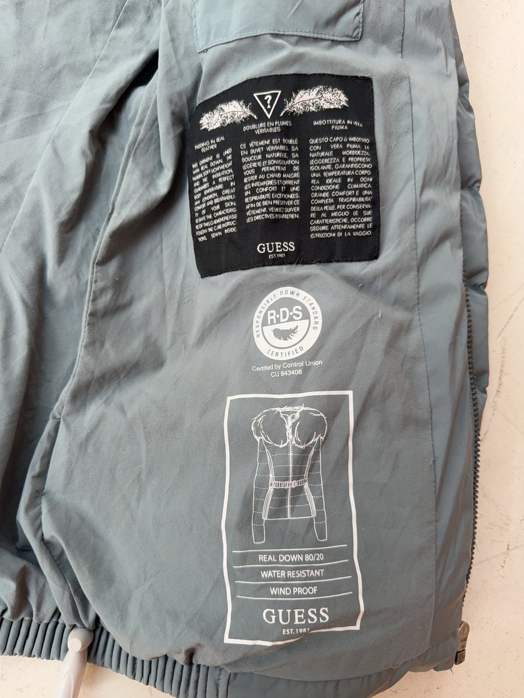 Vintage Guess Daunen Jacke (S)