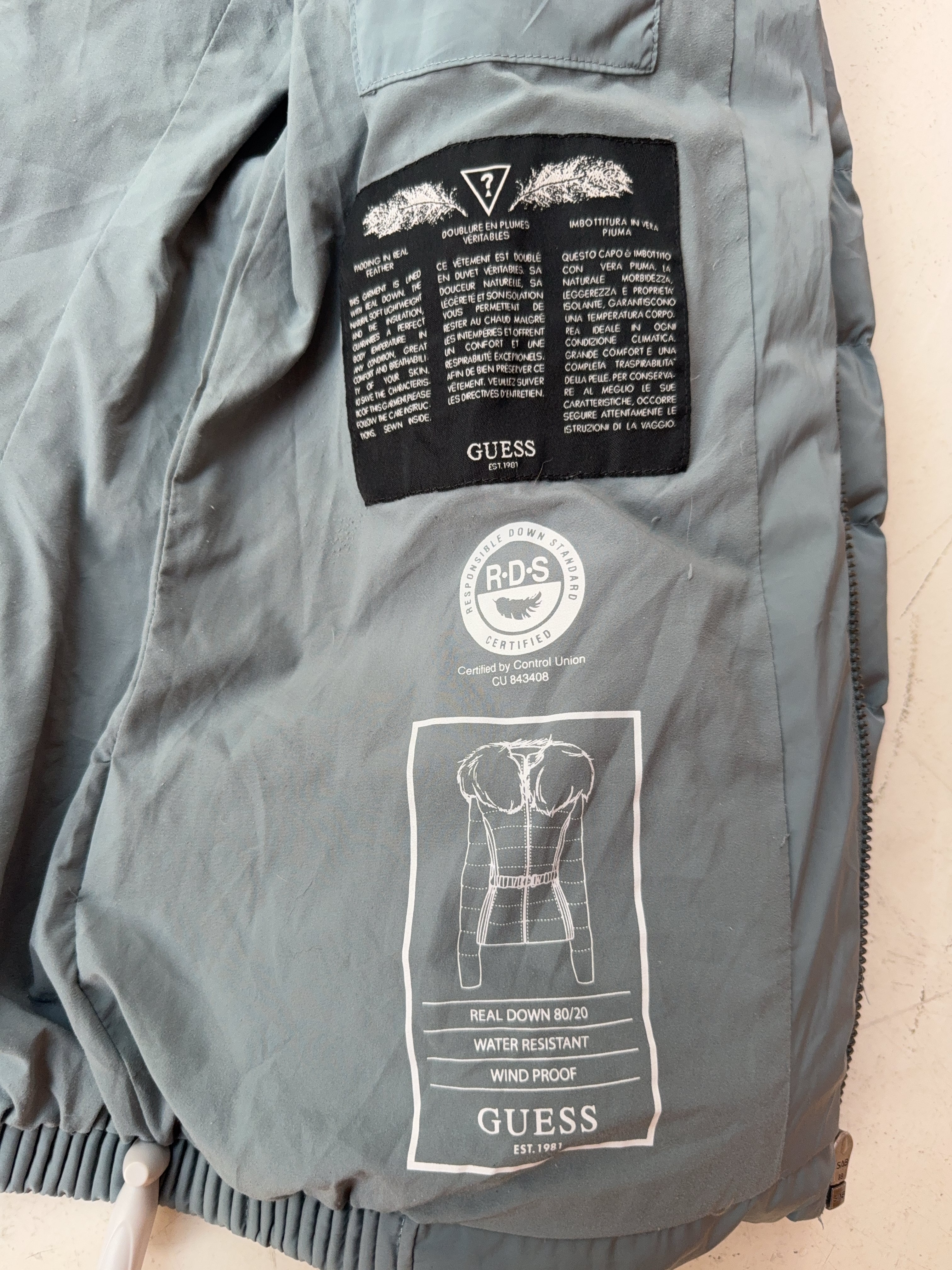 Vintage Guess Daunen Jacke (S)