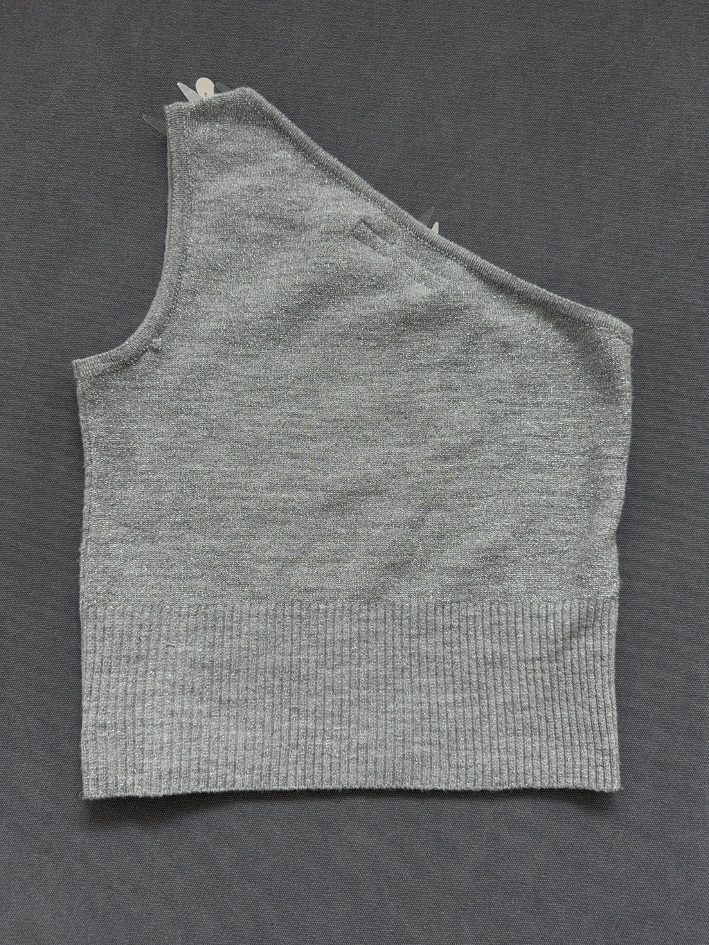 Vintage Luxury Miss Sixty Silver Top für Damen. Y2K Second Hand 2000s Fashion 