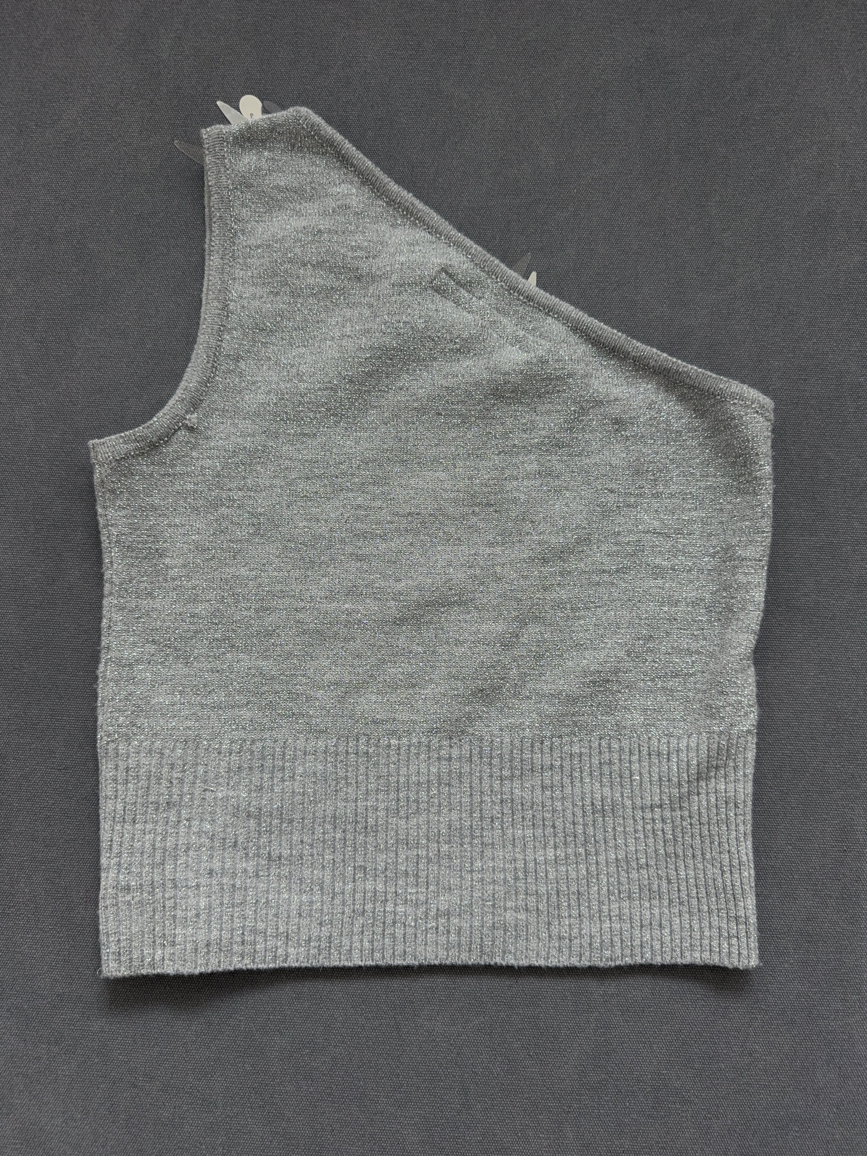 Vintage Luxury Miss Sixty Silver Top für Damen. Y2K Second Hand 2000s Fashion 