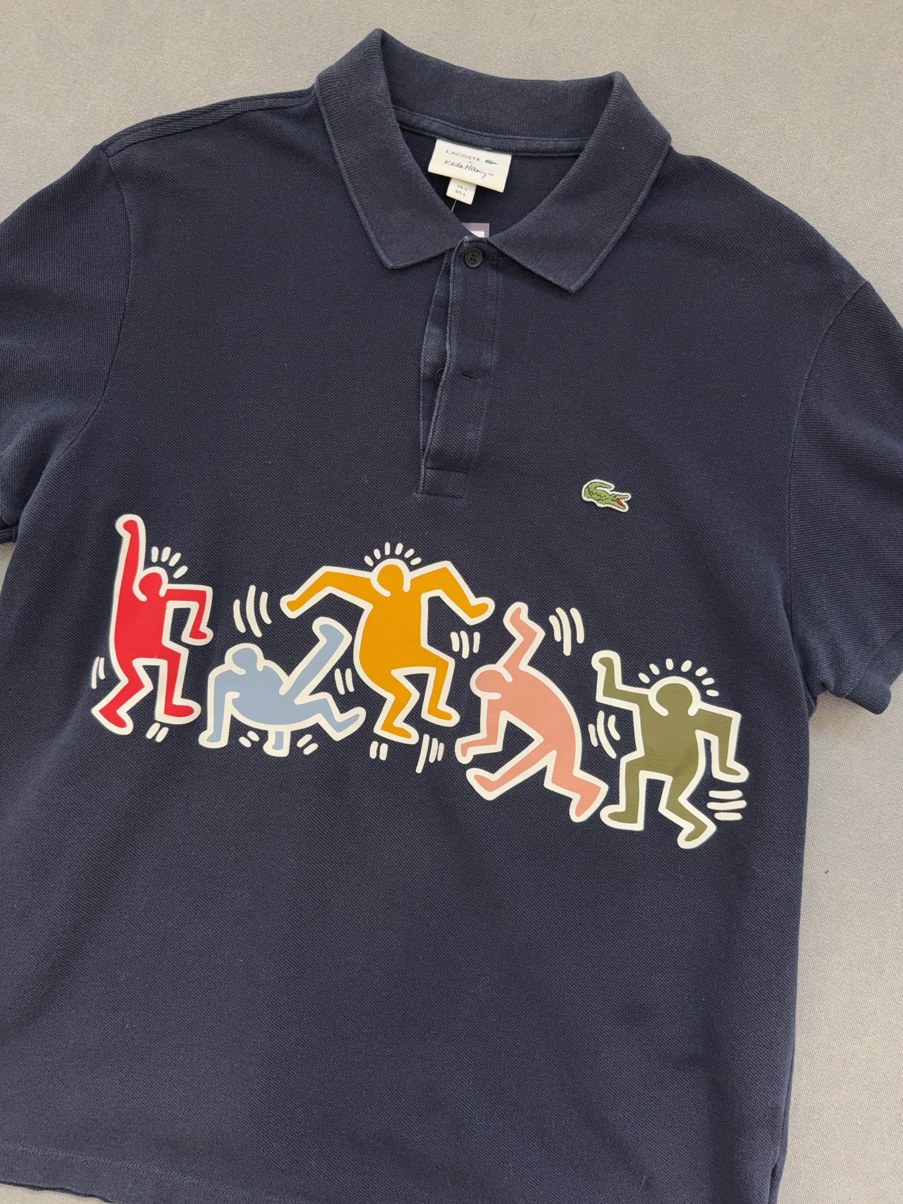 Vintage Lacoste x Keith Haring Poloshirt (L)