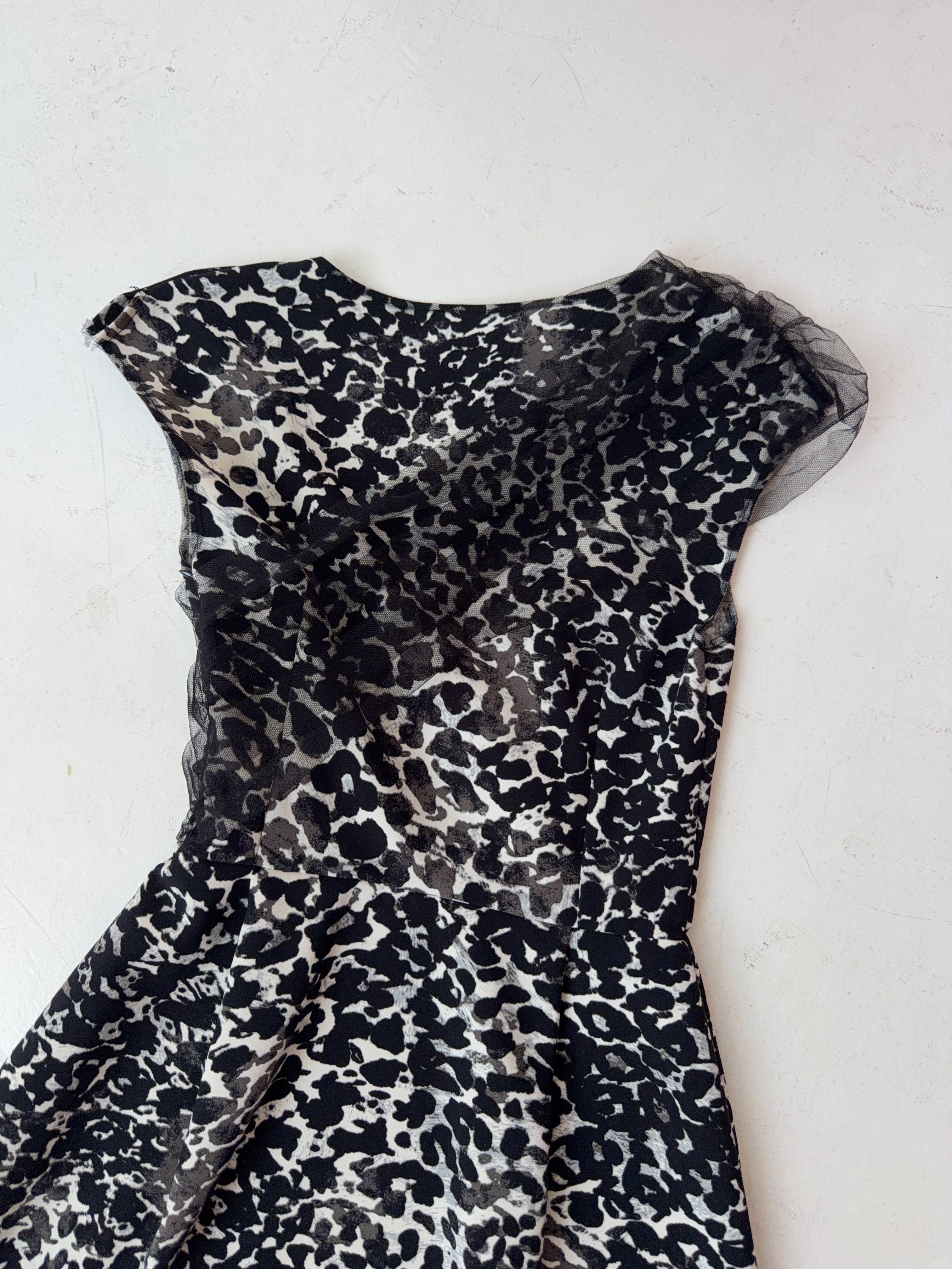 Vintage Denny Rose Leopard Dress (M)