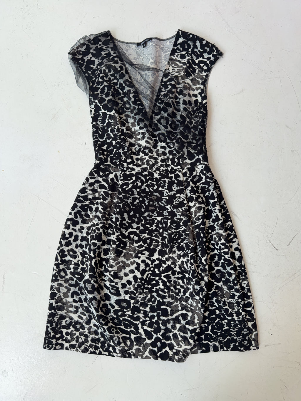 Vintage Denny Rose Leopard Dress (M)