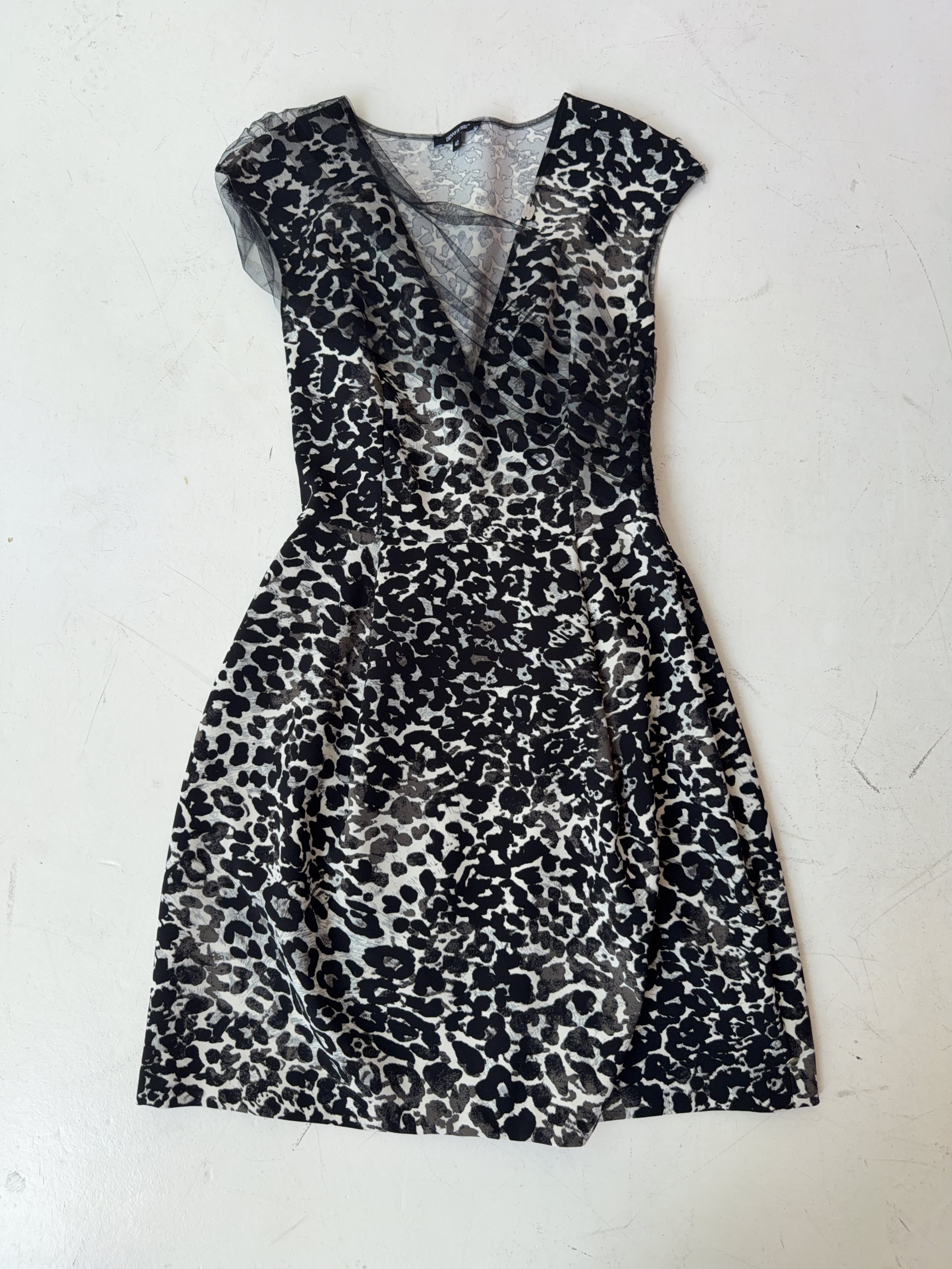 Vintage Denny Rose Leopard Dress (M)