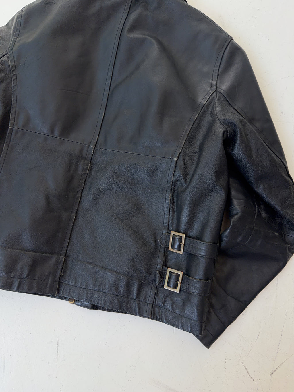 Vintage Engine Leder Jacke (L)
