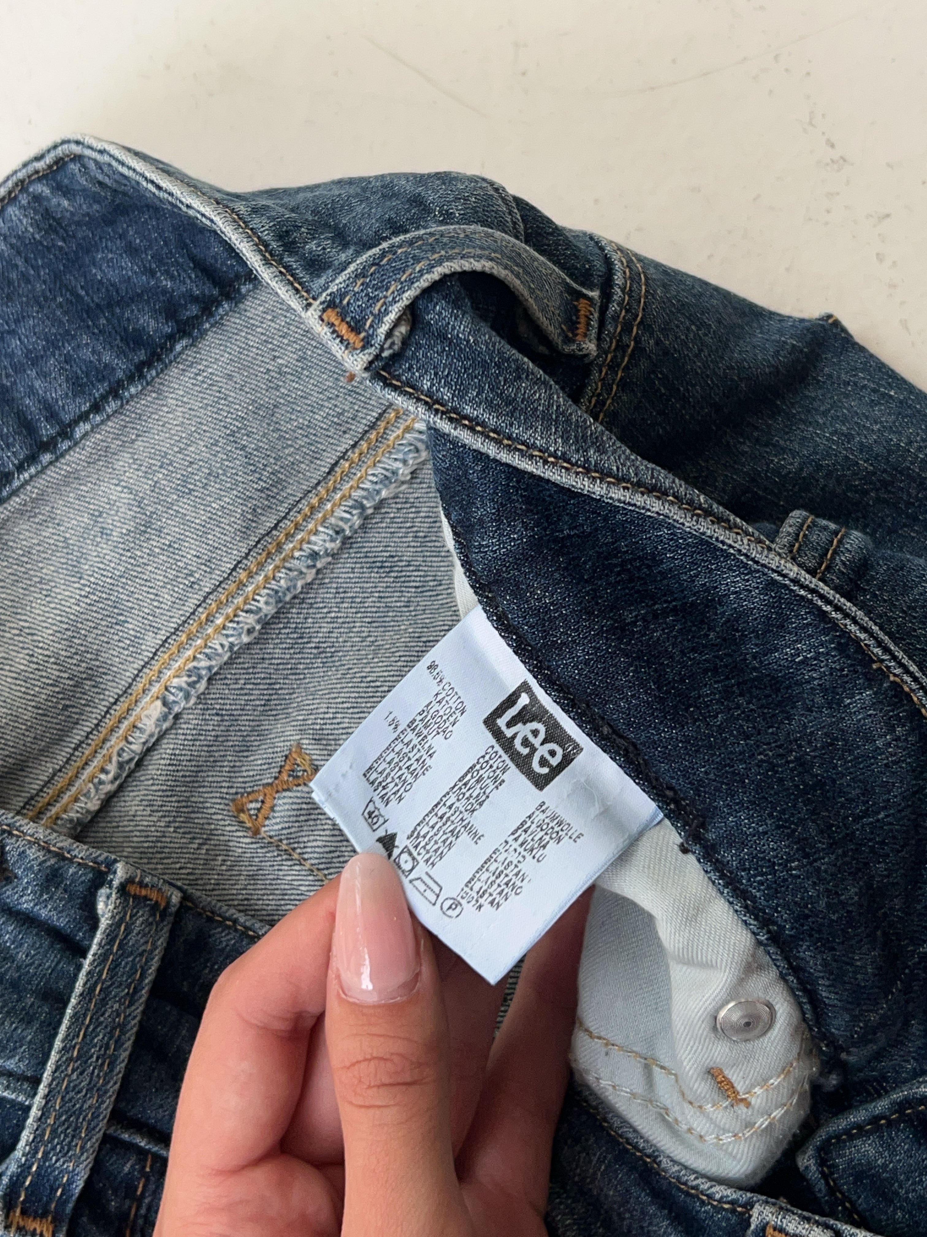 Vintage Lee Low Waisted Jeans (M)