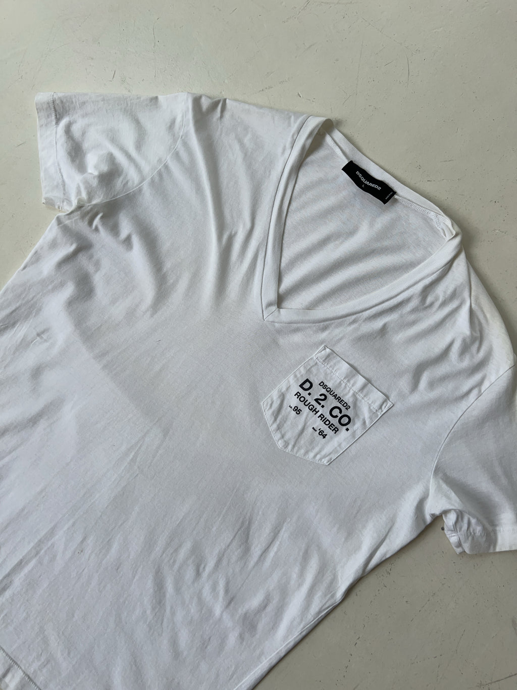 Vintage Dsquared2 White T-shirt (L)