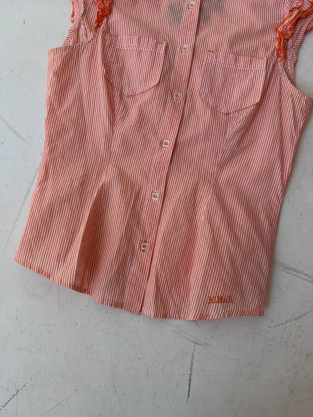 Vintage Killah Orange Sleeveless Shirt (S)