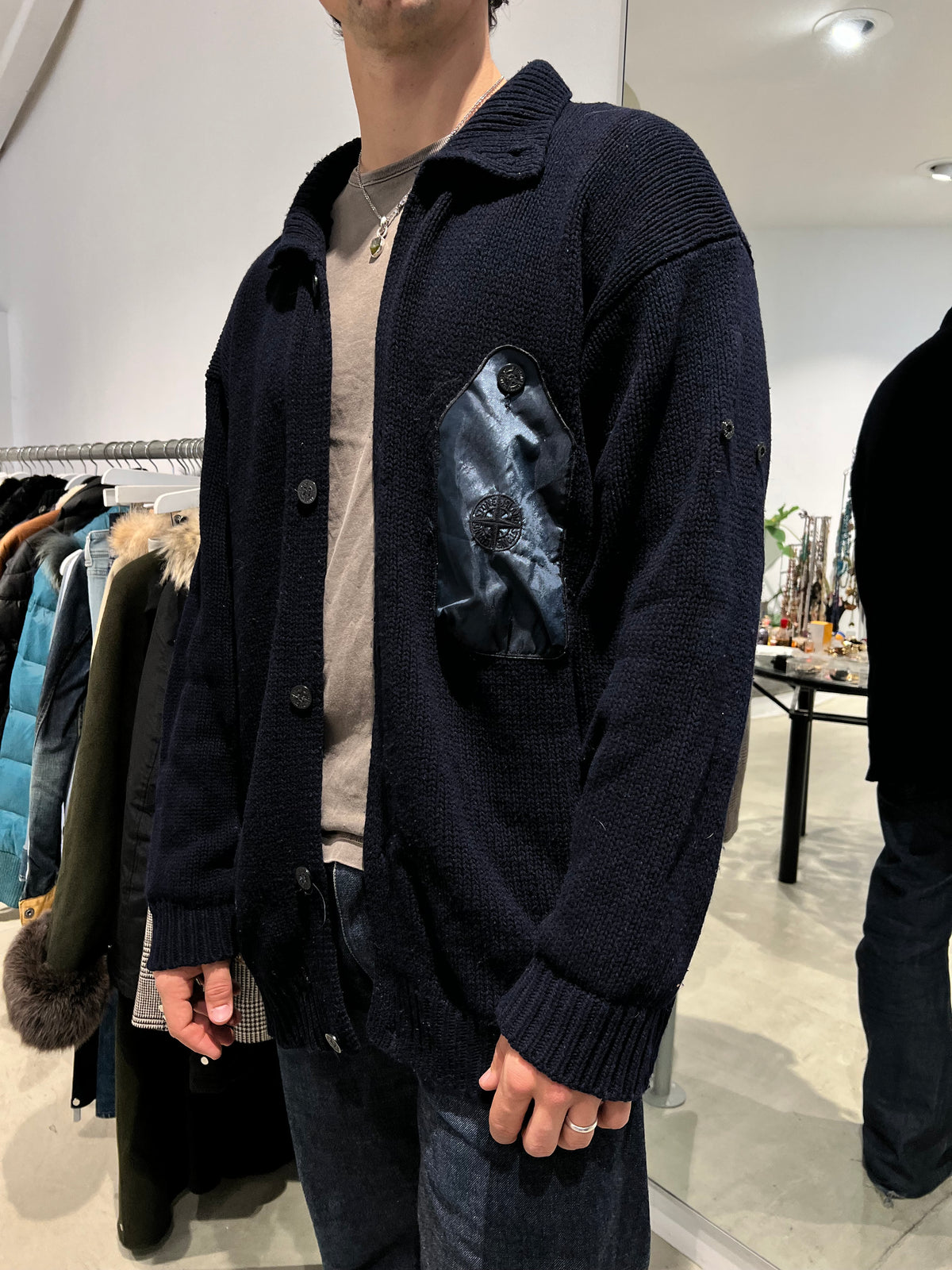Vintage Stone Island Knit Jacket (XL)