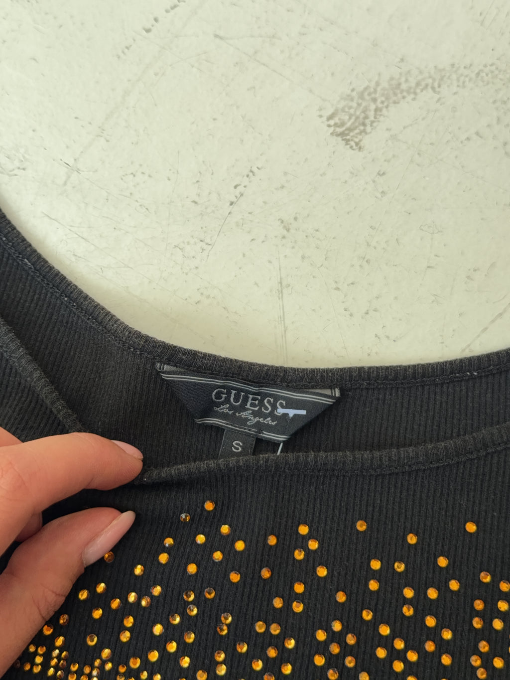 Vintage Guess Rhinestone Tanktop (S)