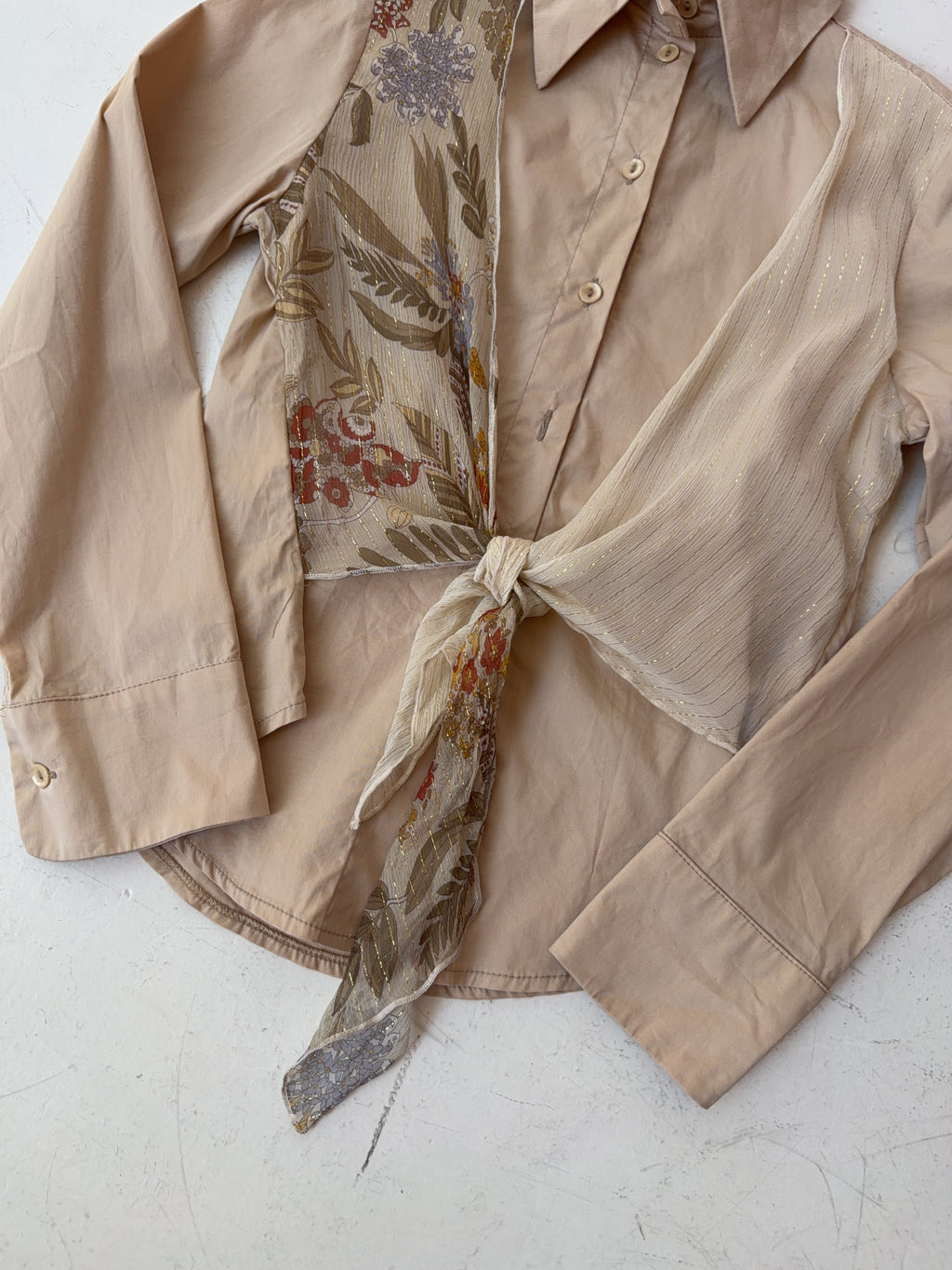 Vintage Beige Shirt (S)
