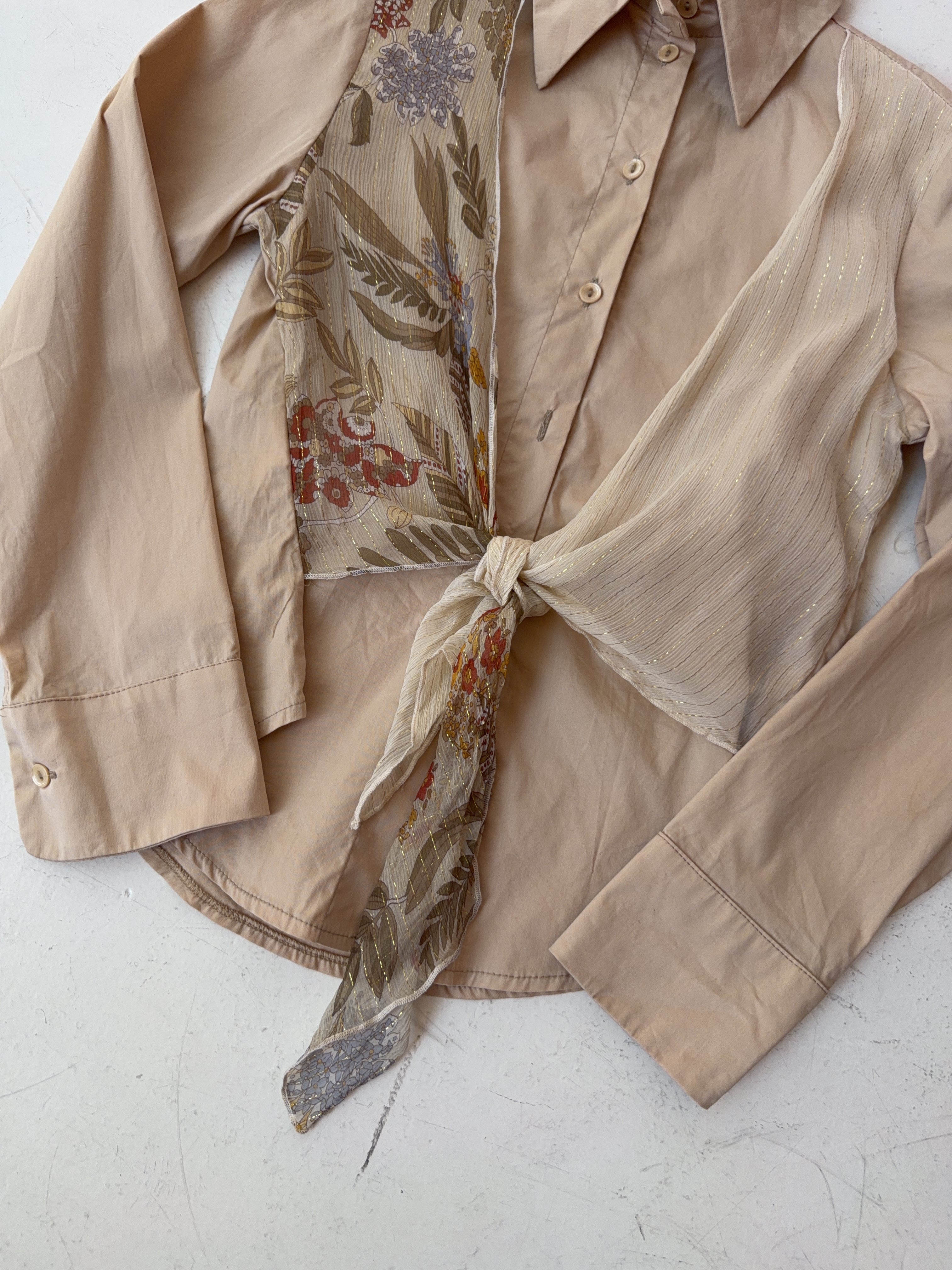 Vintage Beige Shirt (S)