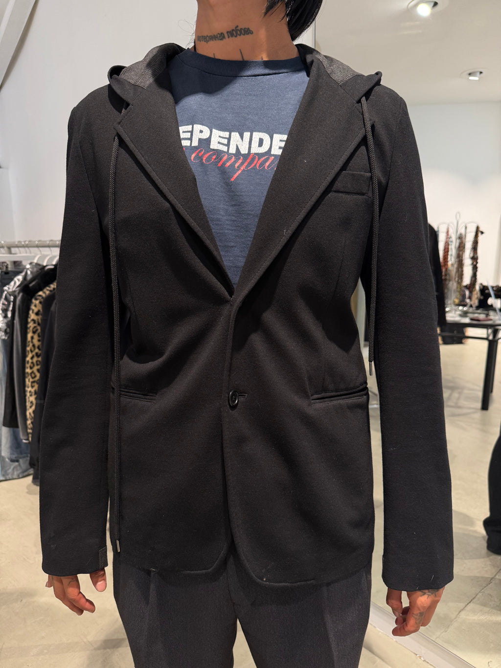 Vintage Bikkembergs Hooded Blazer Jacket (L)