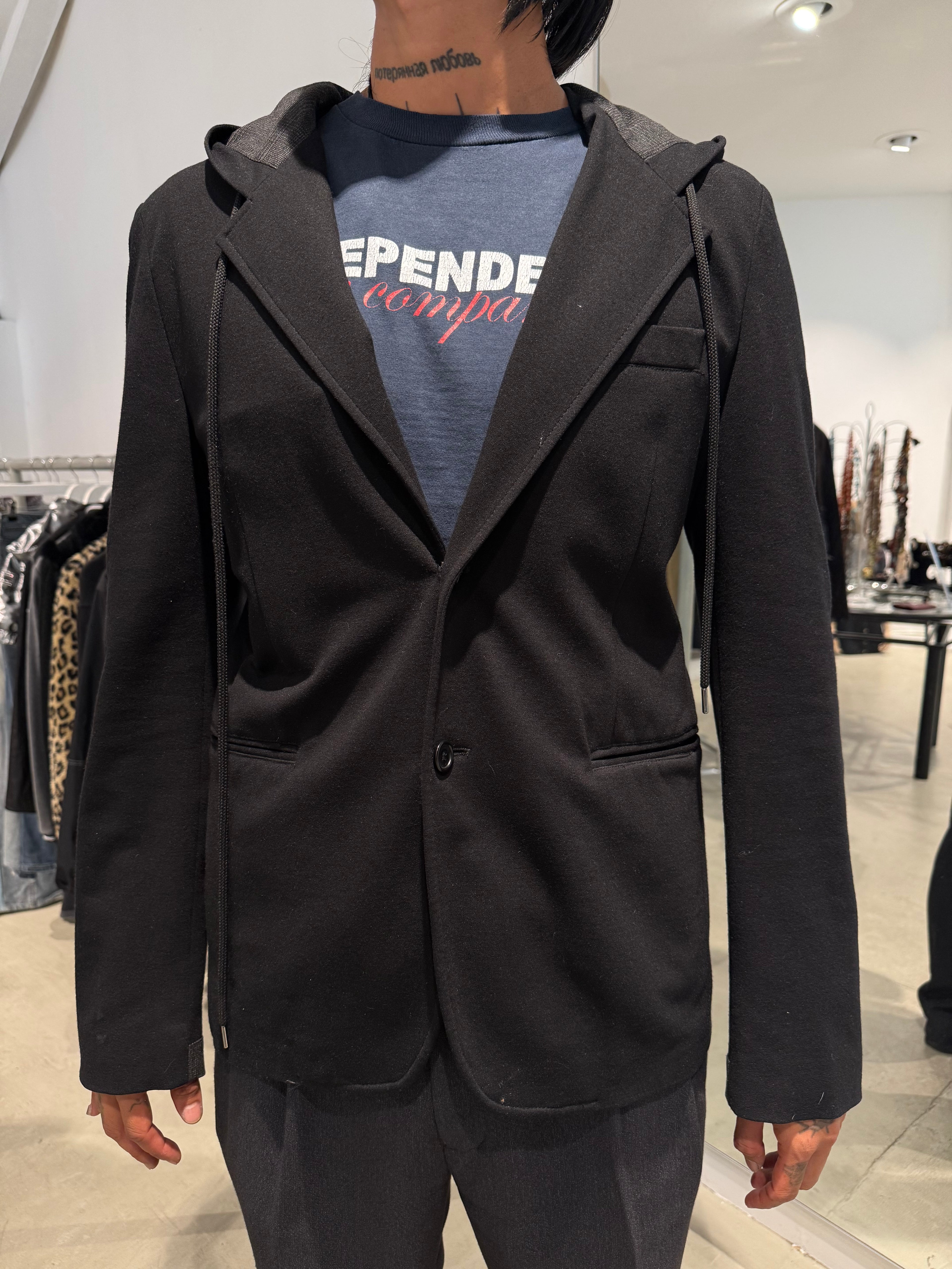 Vintage Bikkembergs Hooded Blazer Jacket (L)