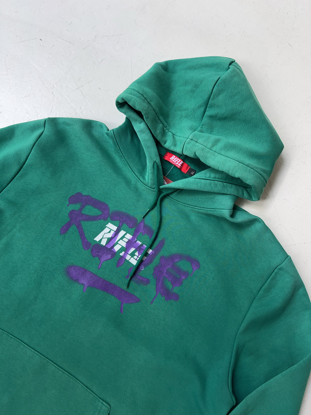 Vintage Rifle Graffiti Hoodie (XL)