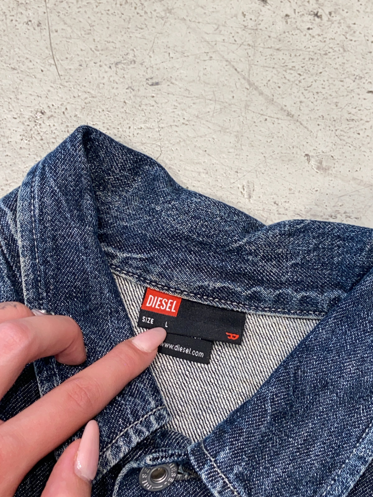 Vintage Diesel Jeansjacke (L)