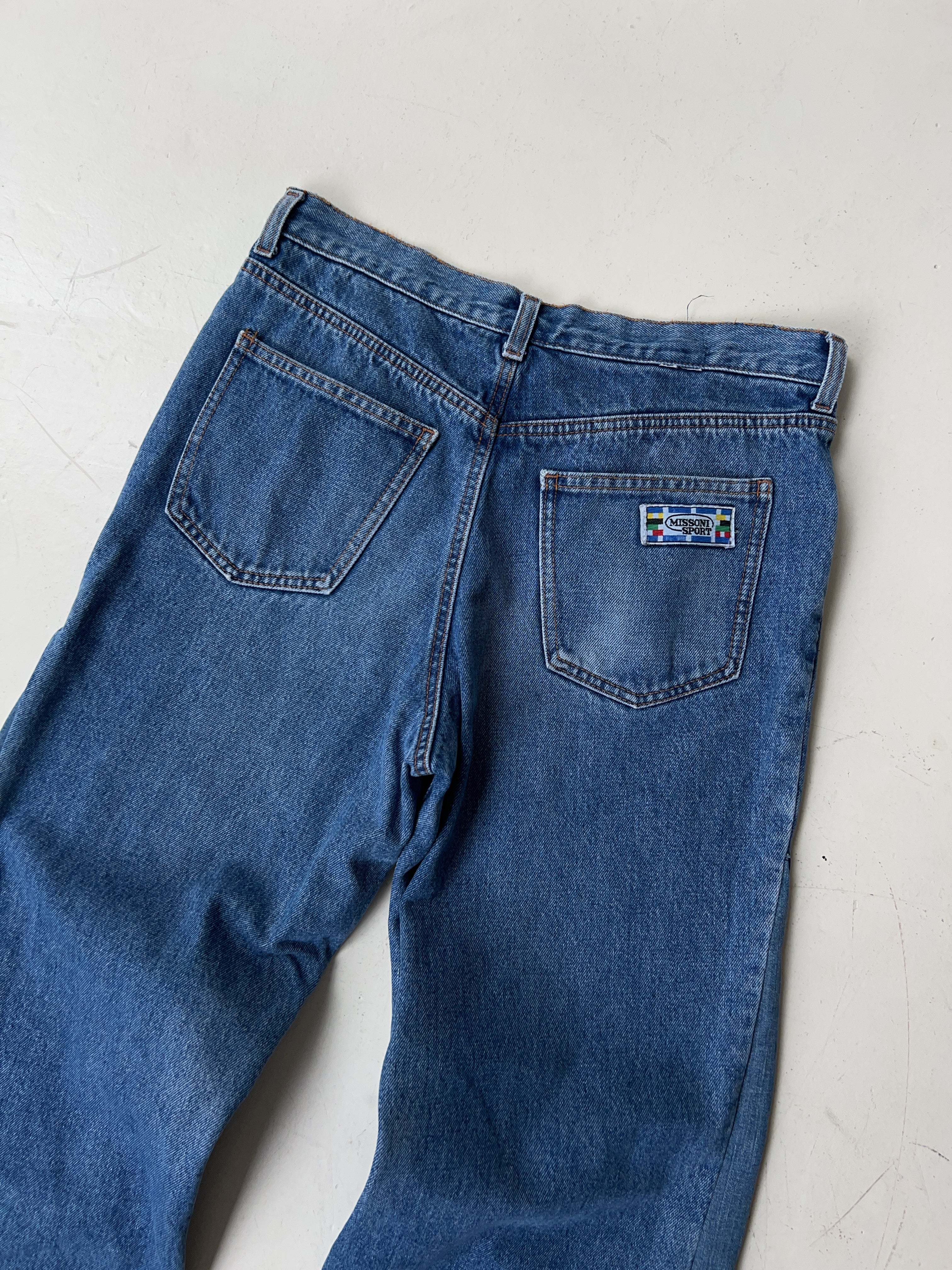 Vintage Missoni Sport Reworked Bootcut Jeans (M)