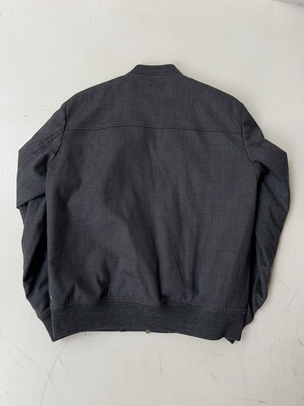 Vintage Dsquared2 Grey Satin Bomber Jacket (M/L)