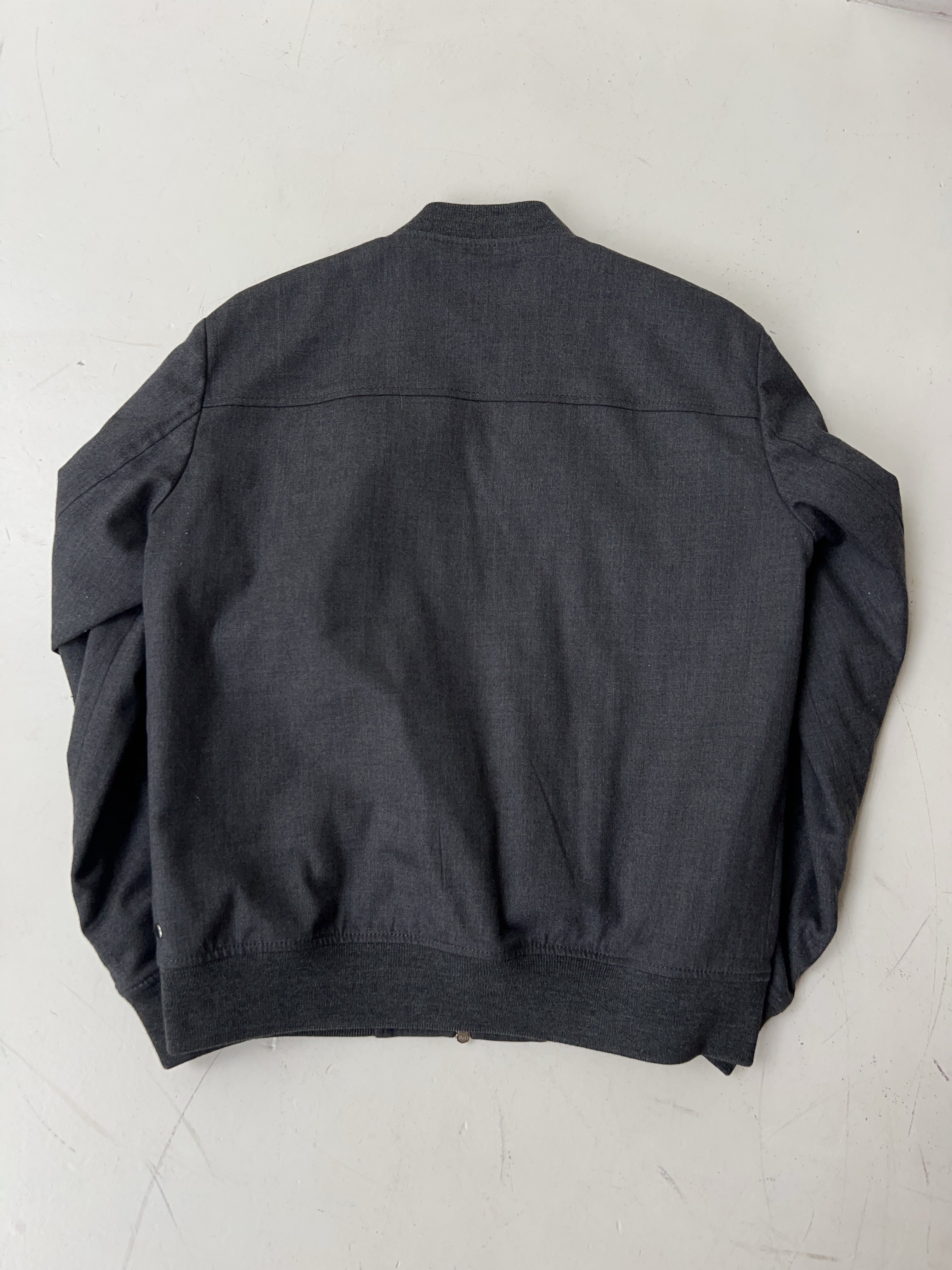 Vintage Dsquared2 Grey Satin Bomber Jacket (M/L)