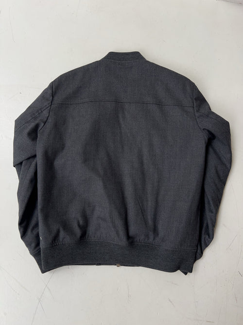 Vintage Dsquared2 Grey Satin Bomber Jacket (M/L)