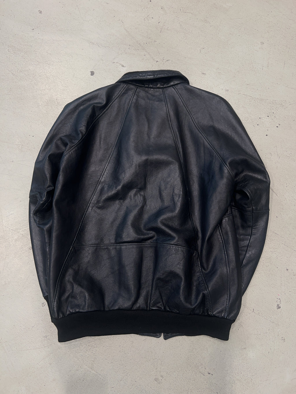 Vintage Leder Jacke (XL)