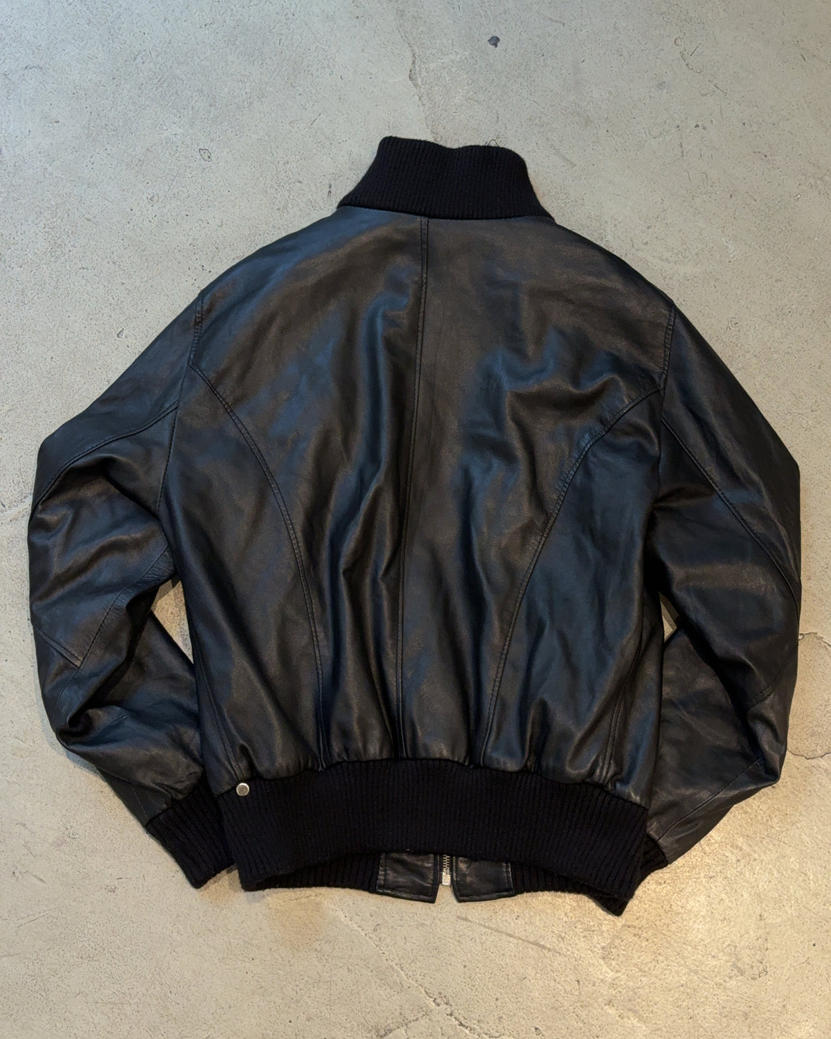 Vintage Leder Jacke (M)
