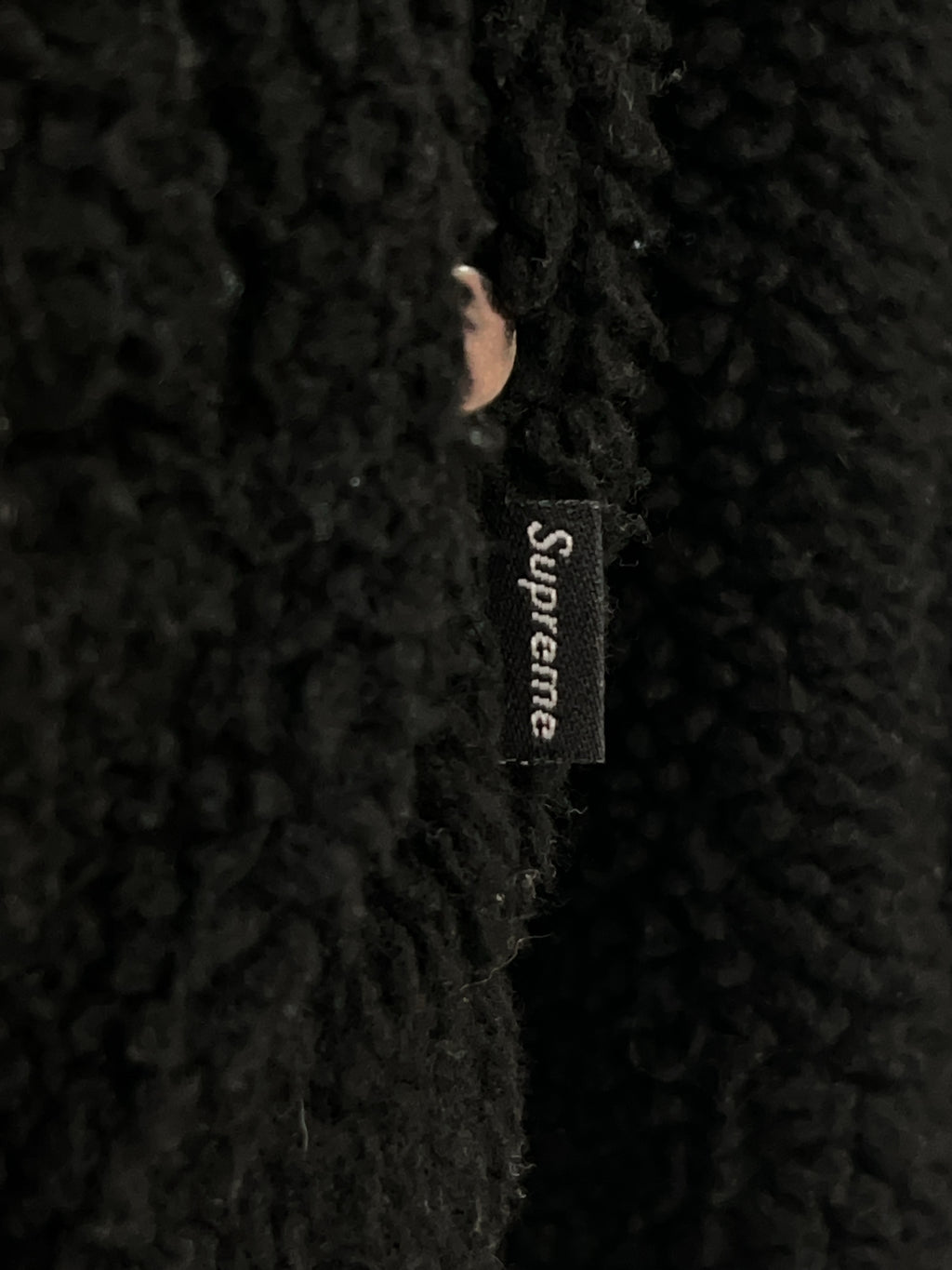 Supreme Arc Half Zip Fleece Sweater black (L) Schwarzer Fleece Pullover von Supreme Unisex 